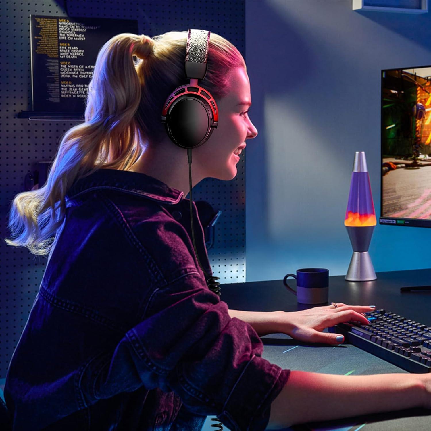 Cable de Audio AUX Enrollado 3.5mm Saipomor para HyperX