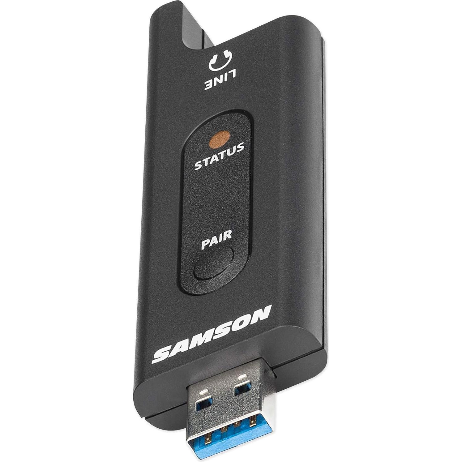 Sistema Inalámbrico USB Samson XPD2 con Micrófono DE5 Negro