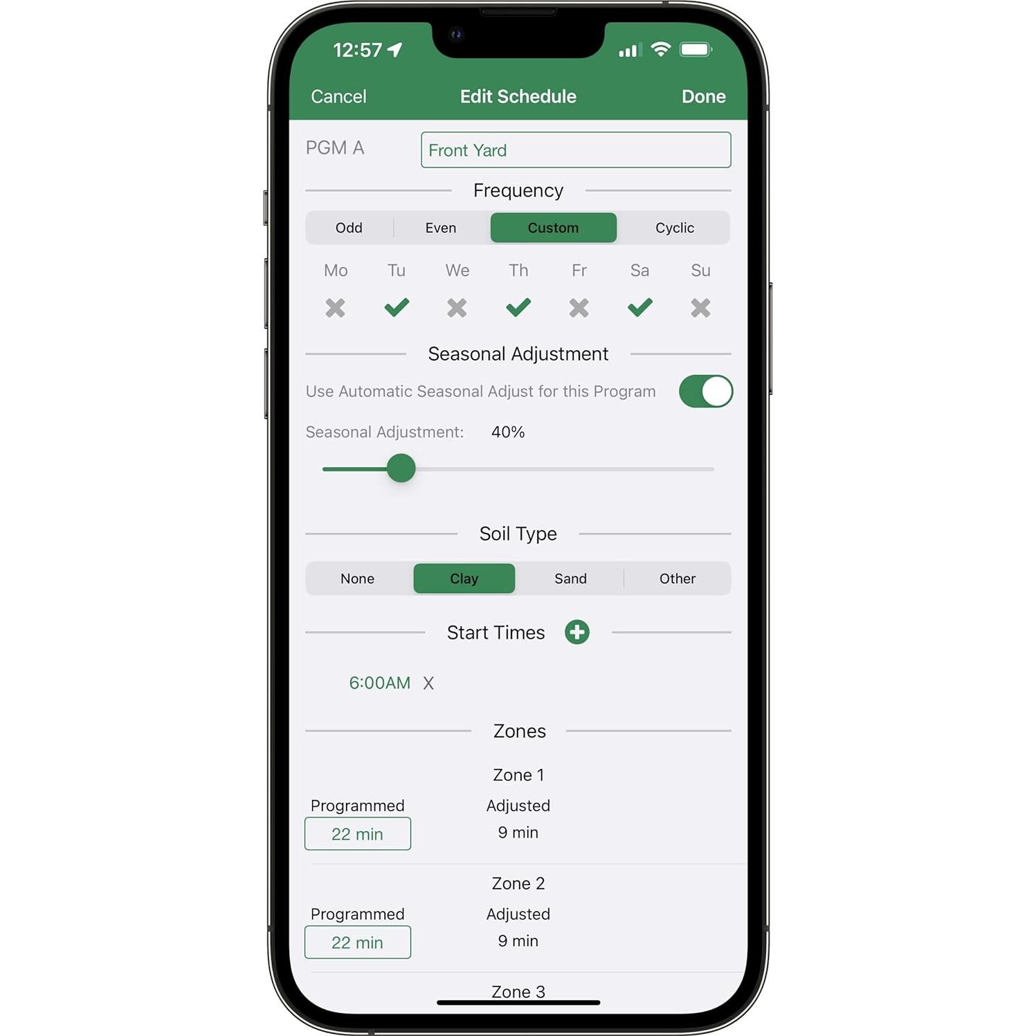 Controlador de Riego WiFi Rain Bird ARC6 6 Zonas Interior