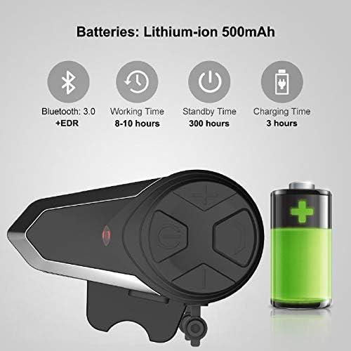 Intercomunicador Bluetooth QSPORTPEAK BT-S3 para Motocicleta