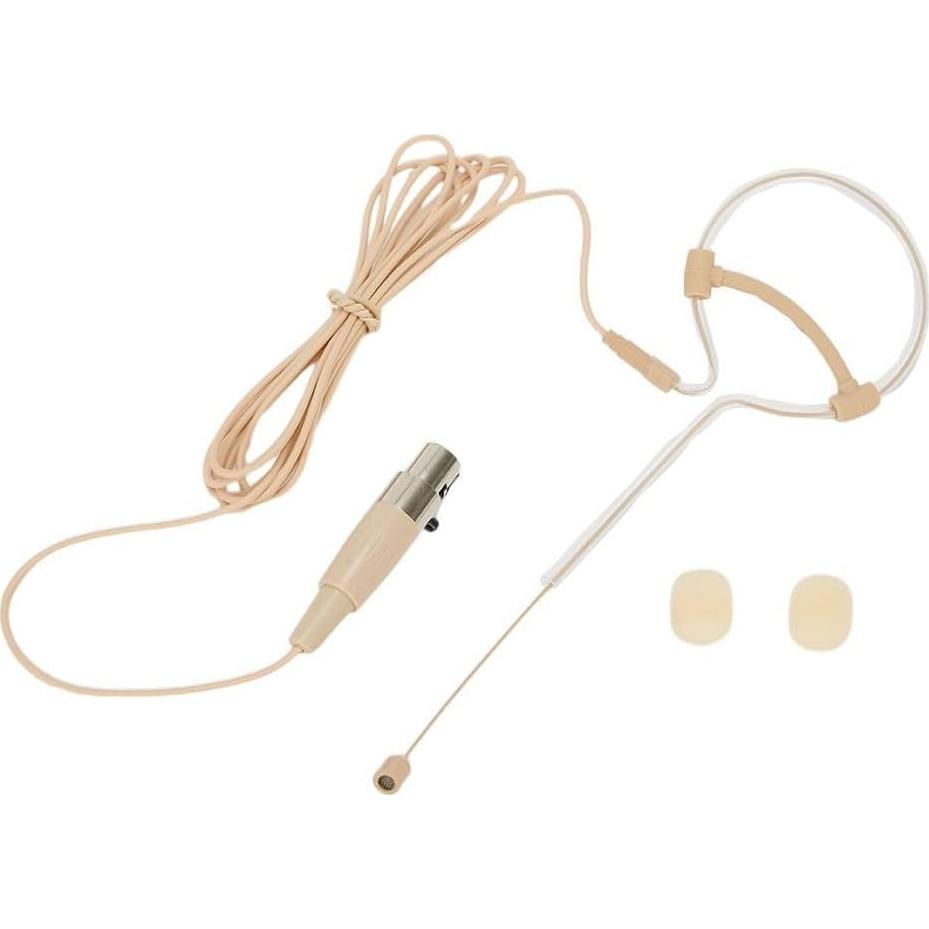 Micrófono de Diadema Beige HOgardenME 6mm Omnidireccional