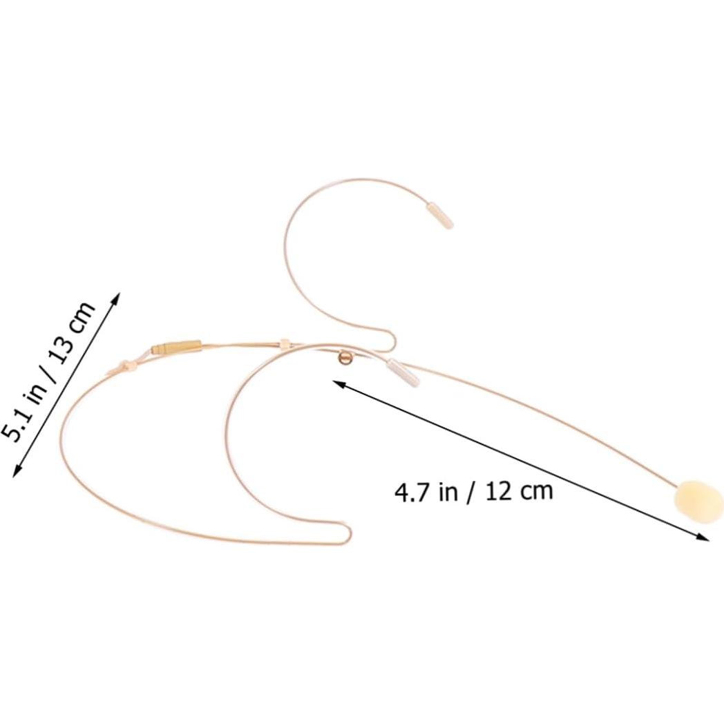 Micrófono de Auriculares Condensador Rosa ifundom 13x7cm