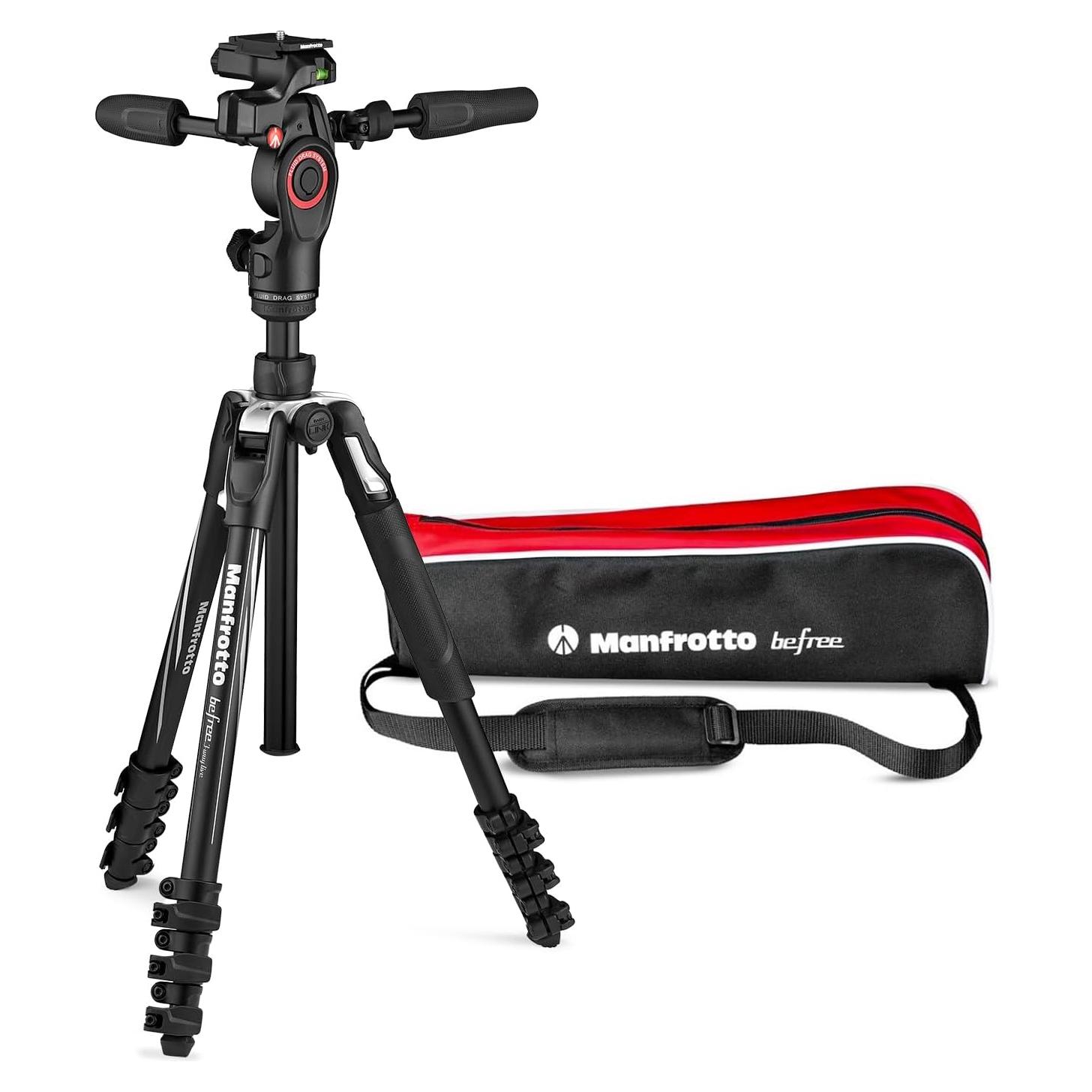 Befree 3-Way Live Advanced 4-Section Tripod with Befree 3-Way Live Head