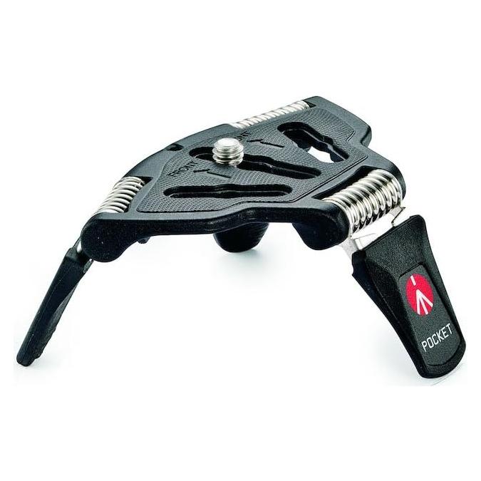 Soporte de Bolsillo Manfrotto MP3-BK, Carga 1.5 kg, Negro