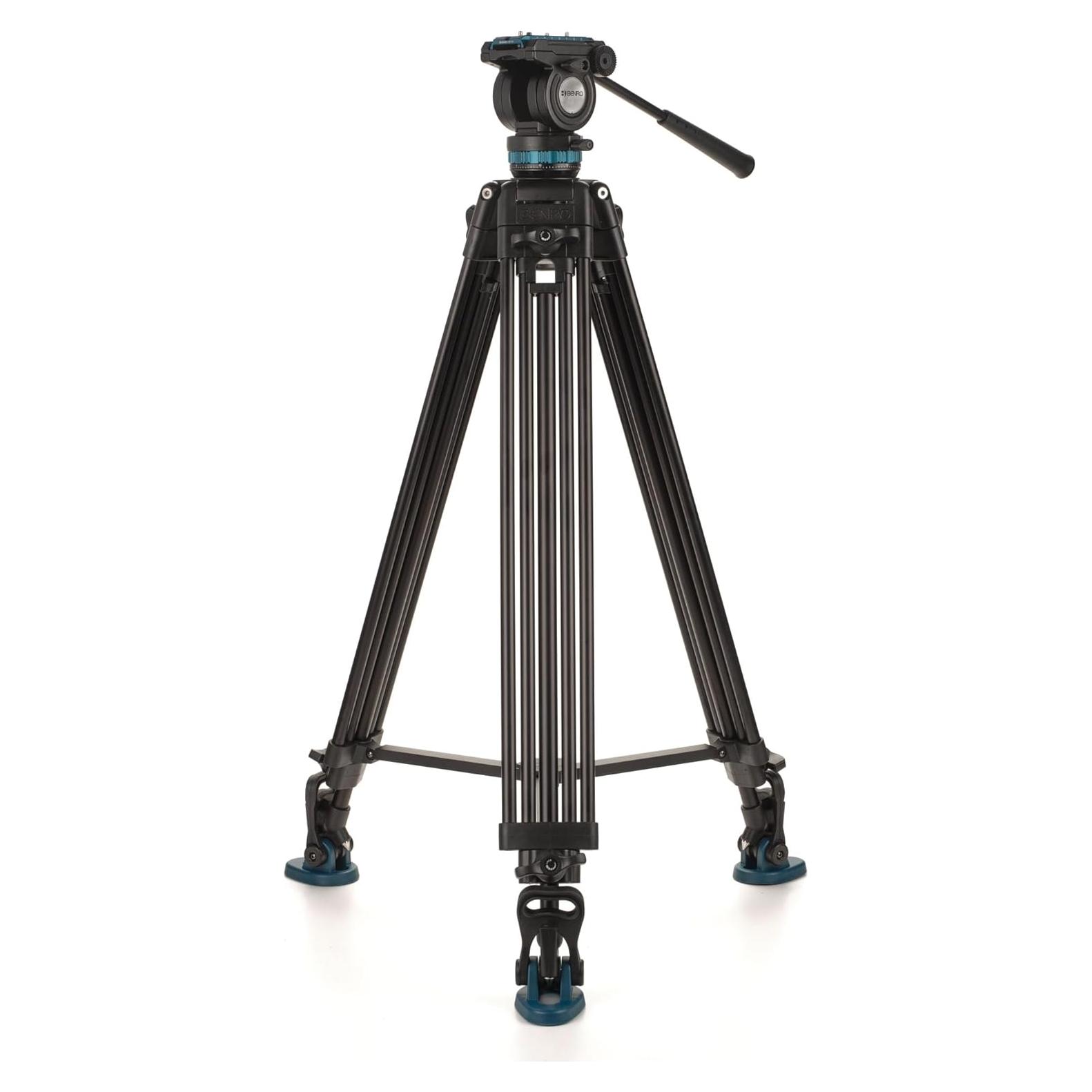 Trípode de Video Benro KH26PC, Carga 6.8 kg, Altura 184.5 cm