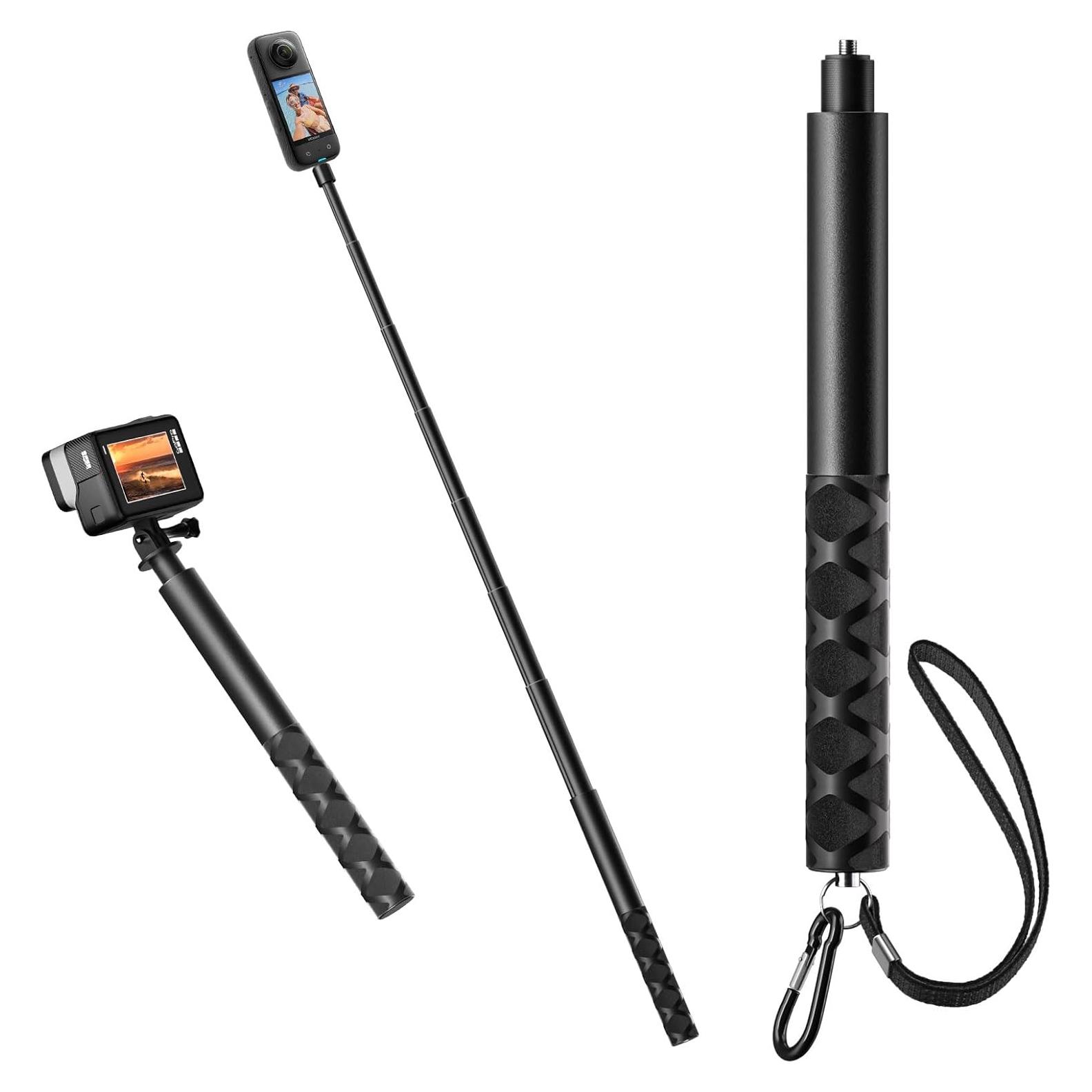 Palo de Selfie UBeesize Extensible 60" para GoPro y DJI