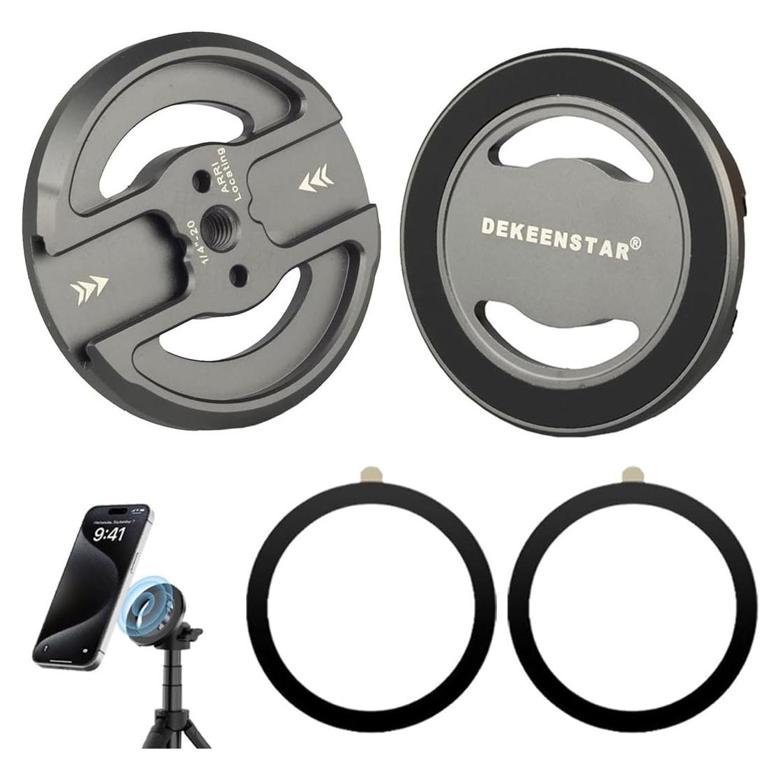 Adaptador de Montaje Magnético DEKEENSTAR para Teléfono MagSafe