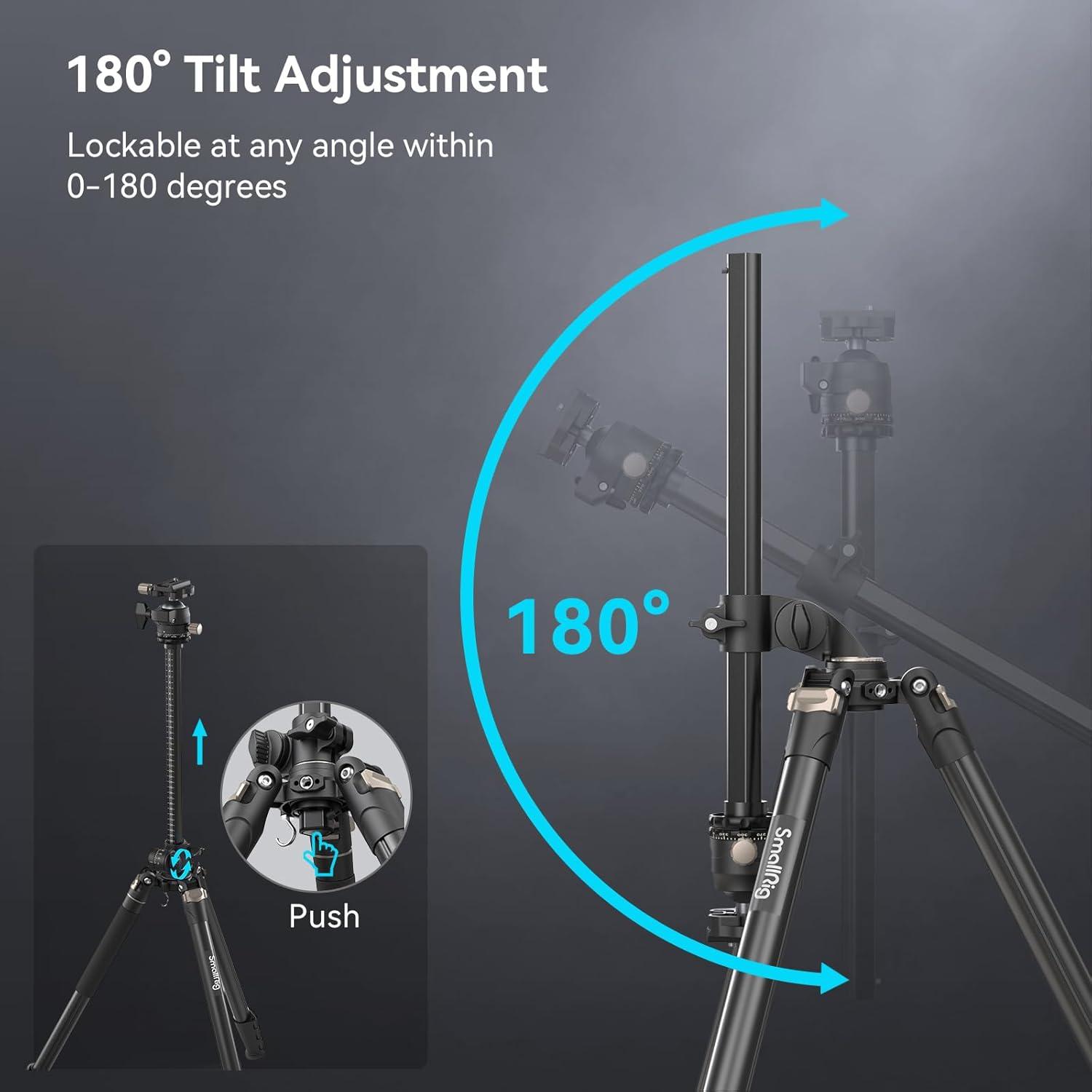 Trípode Horizontal SmallRig CT200 200cm para Cámara y Smartphone