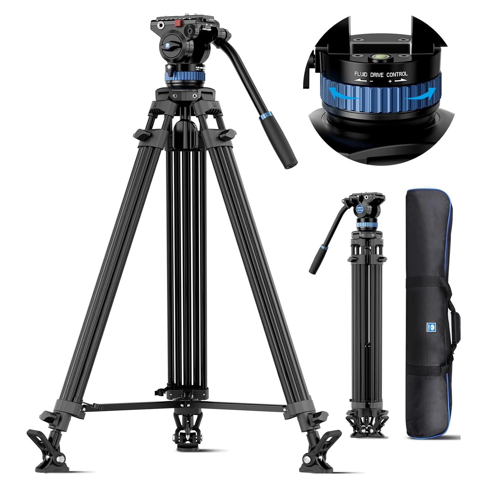 Trípode de Video SIRUI AM-25S 190cm Alta Resistencia