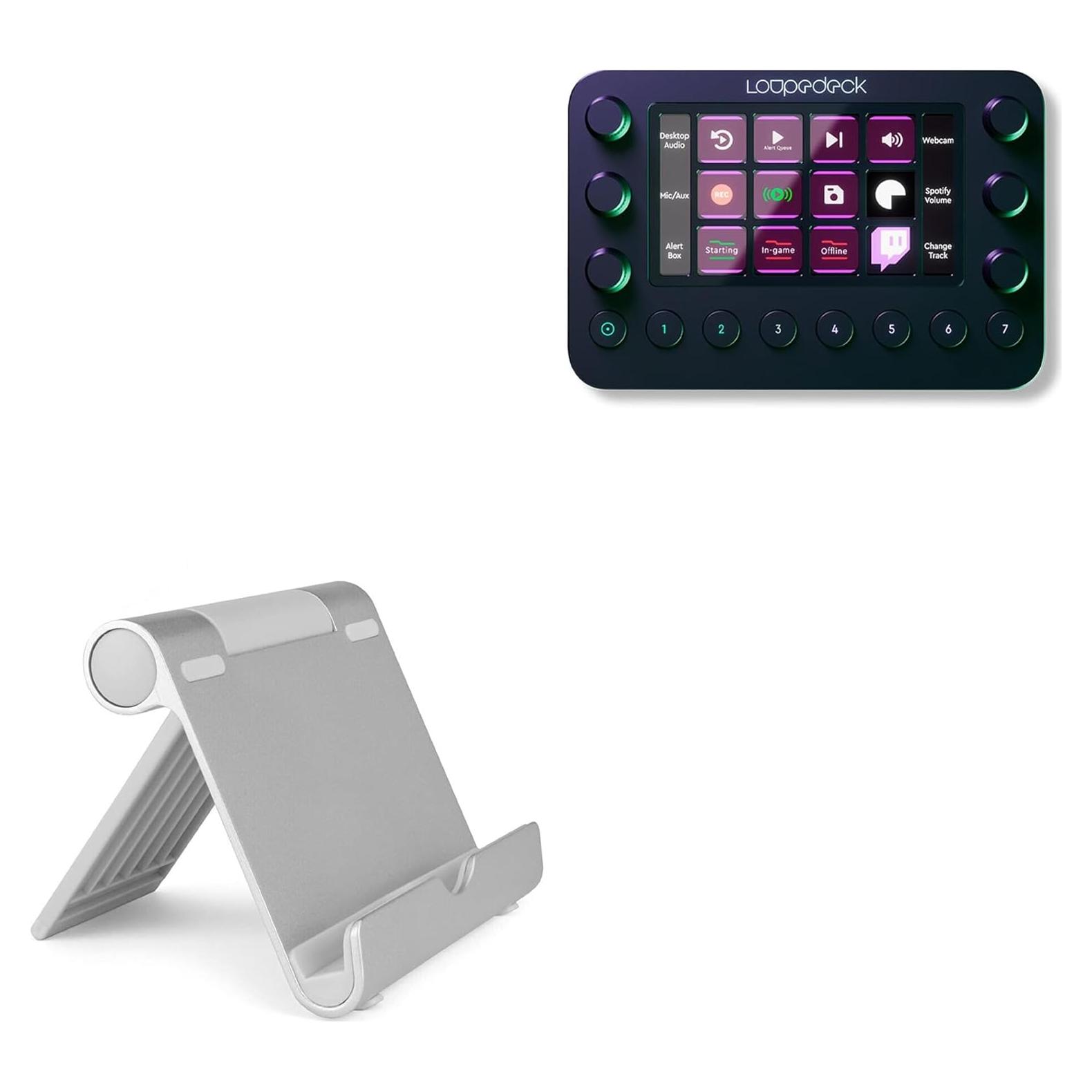 Soporte Ajustable BoxWave para Loupedeck Live - Aluminio Multi Ángulo