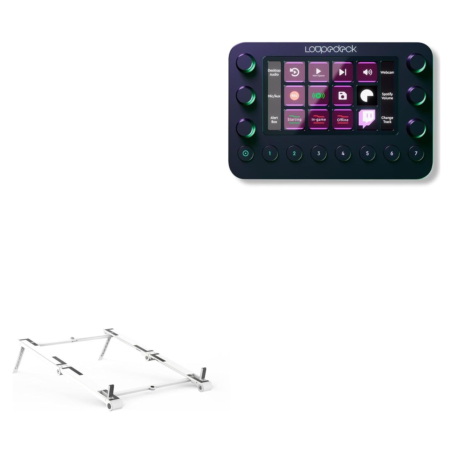 Soporte de Aluminio BoxWave 3-en-1 para Loupedeck Live