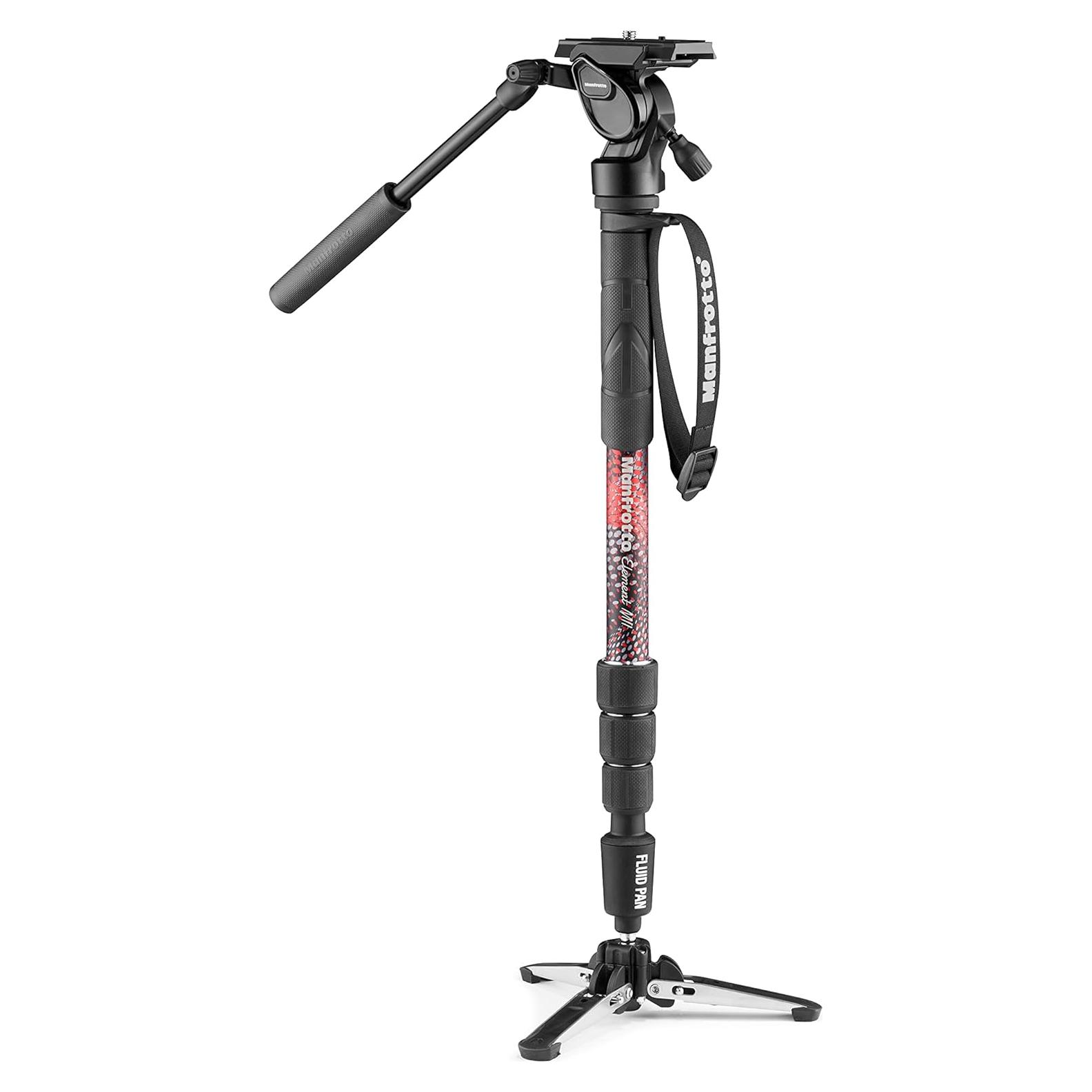 Monopod de Video Manfrotto Element MII 1kg 4kg Carga Rojo