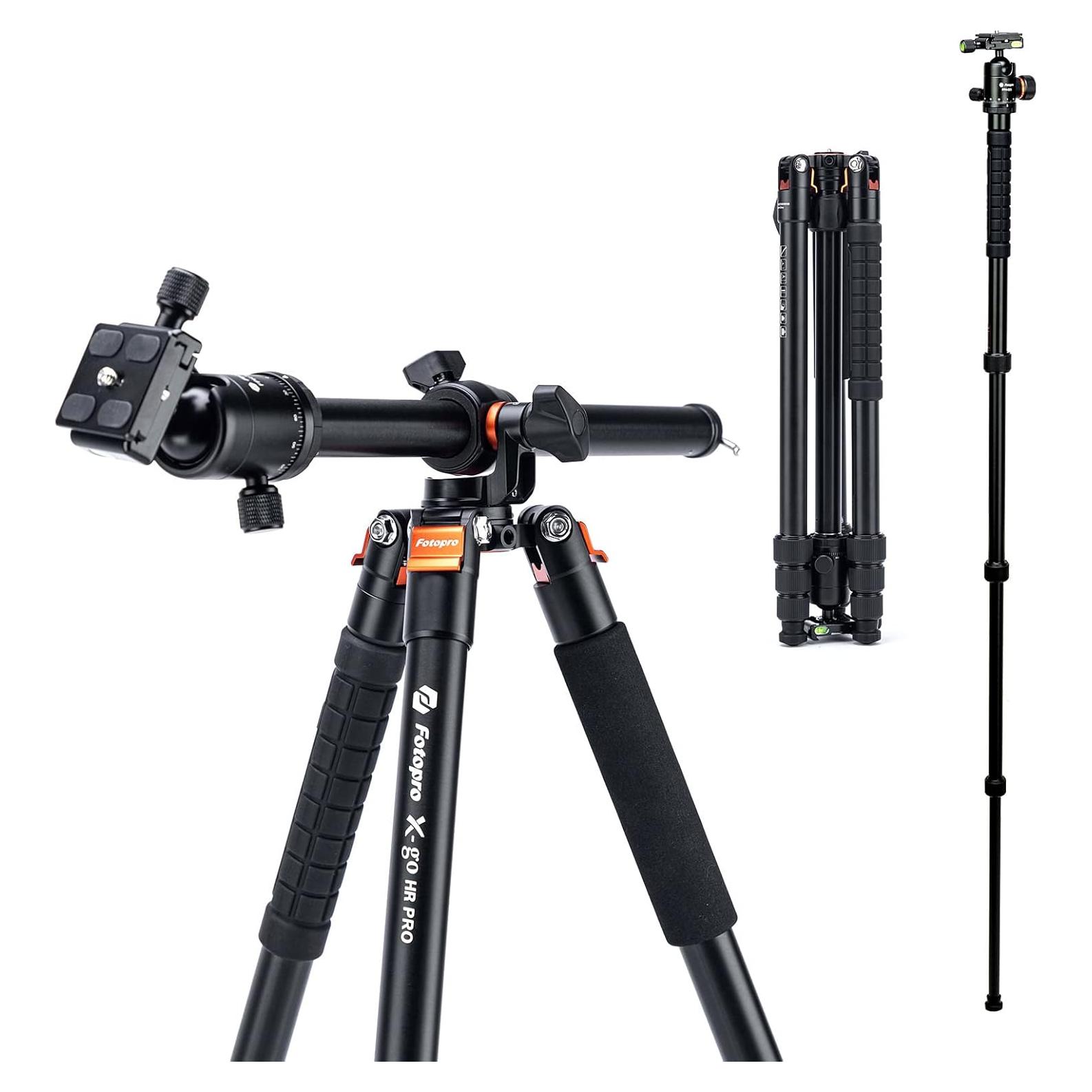 Trípode Fotopro X-go HR Pro+ 158.74 cm Aluminio 360°