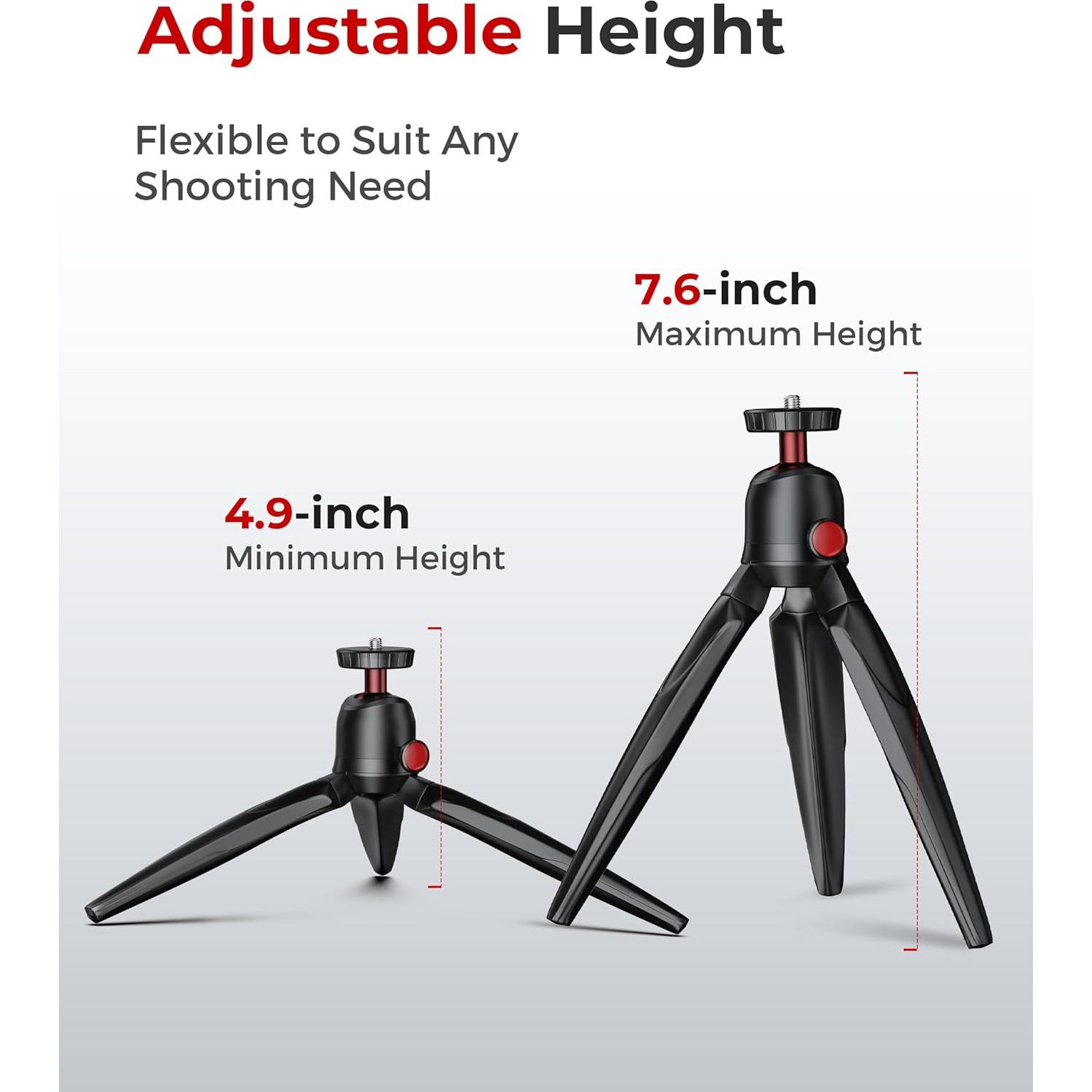 Trípode Mini Inalámbrico Fuloview RS-21 para Teléfonos y Cámaras