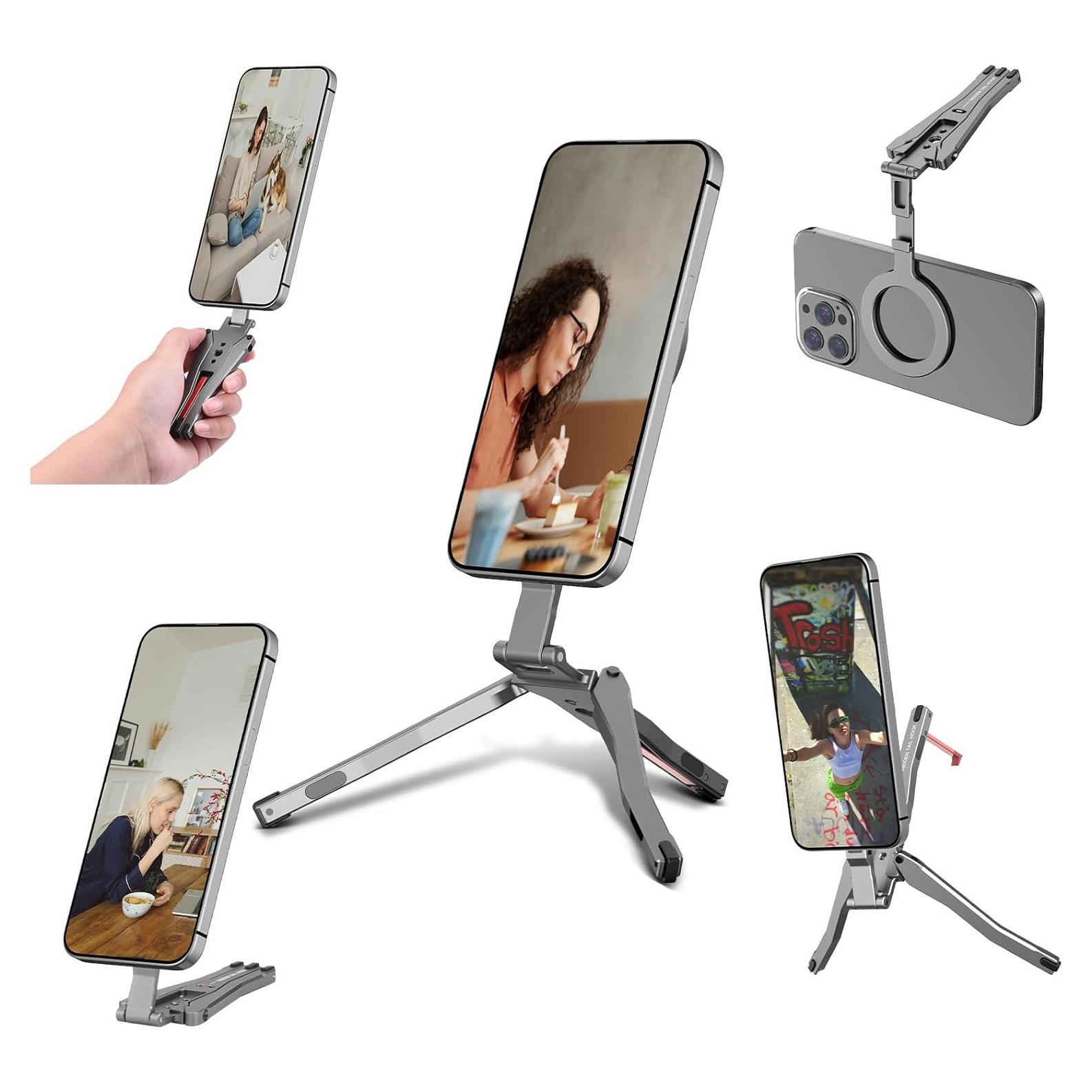 Trípode Magnético BRDRC para iPhone 16/15/14/13/12 Pro Max