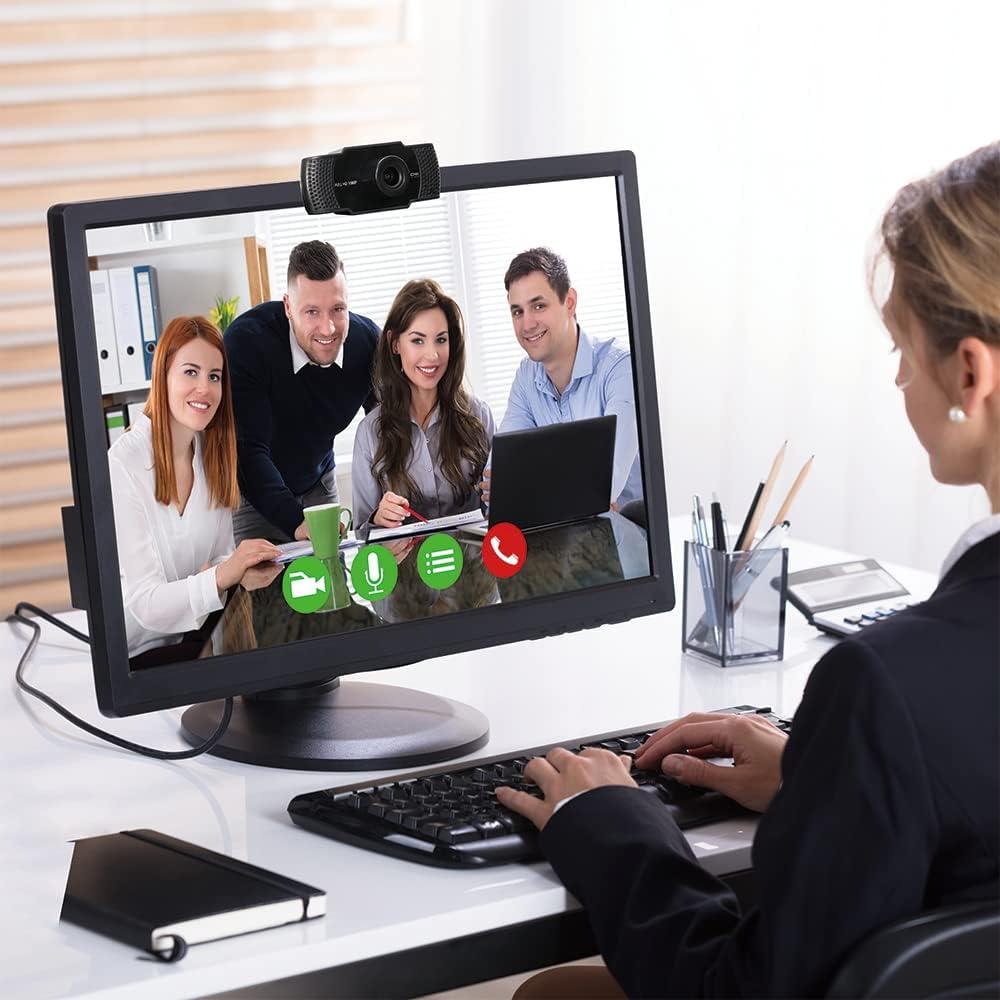 Cámara Web 1080P HD Slide Innovations con Micrófono y Trípode