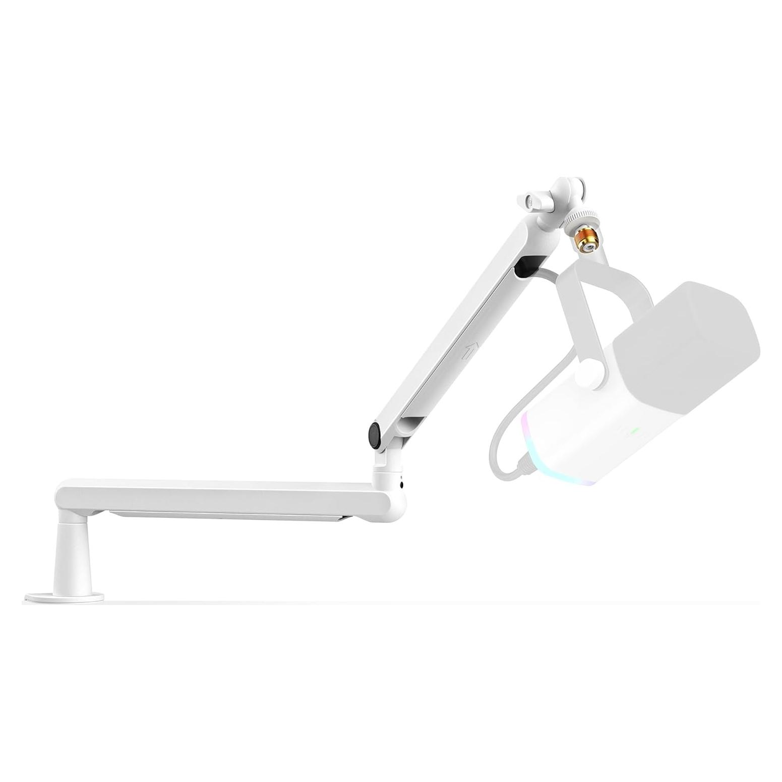 Soporte de Micrófono de Brazo FIFINE BM88 Blanco Ajustable