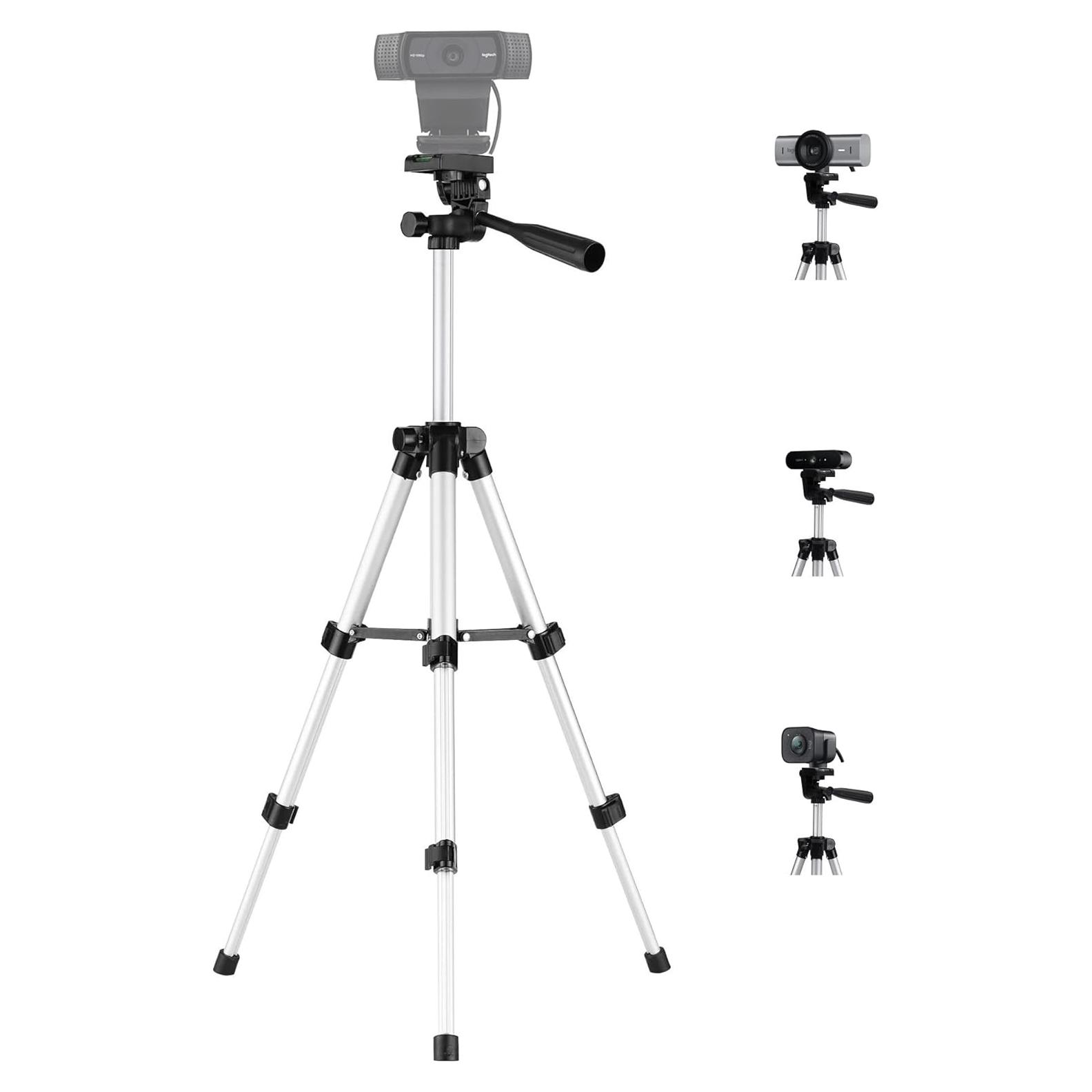 Trípode para Webcam AceTaken 65cm Ajustable 1/4"-20