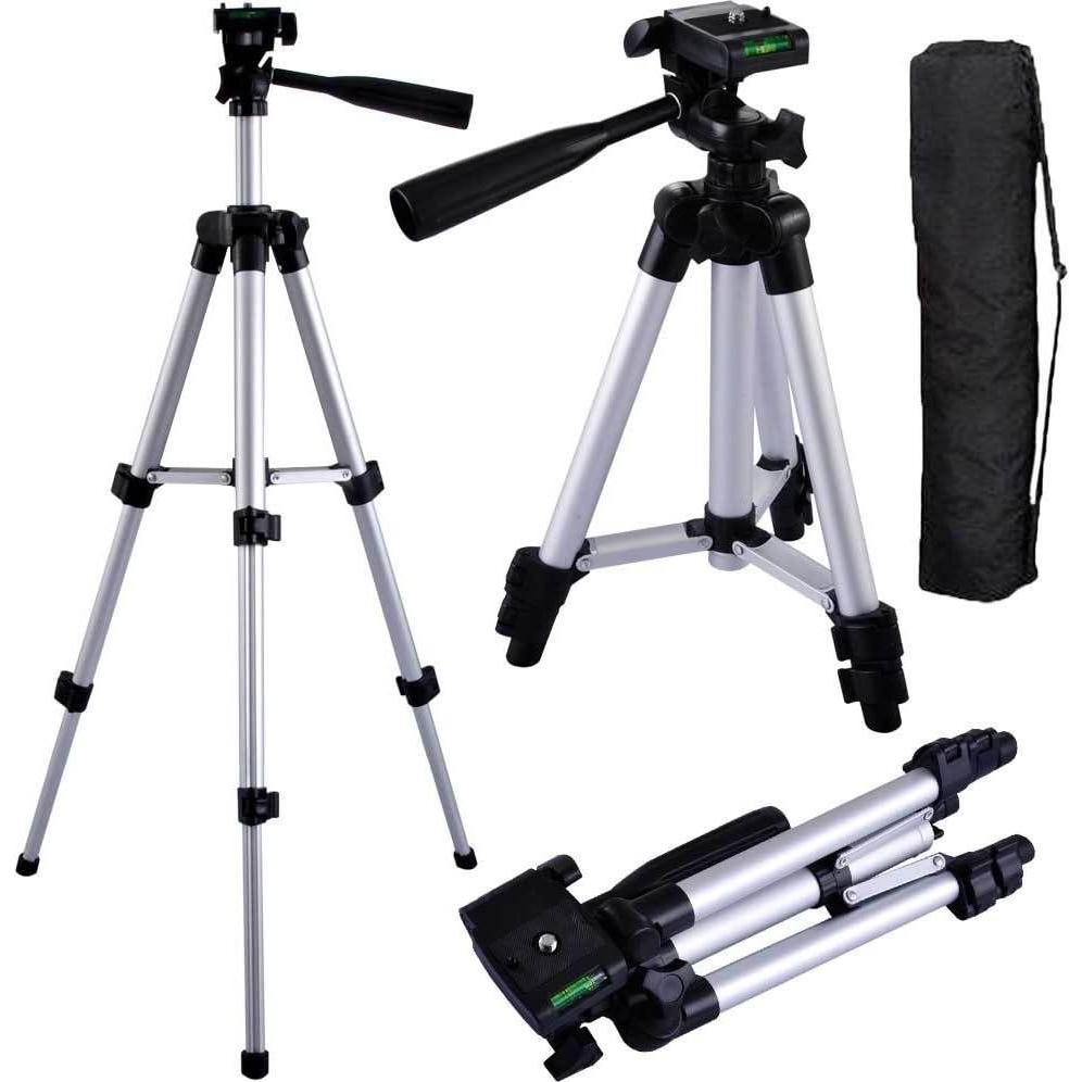 Trípode para Webcam AceTaken 65cm Ajustable 1/4"-20