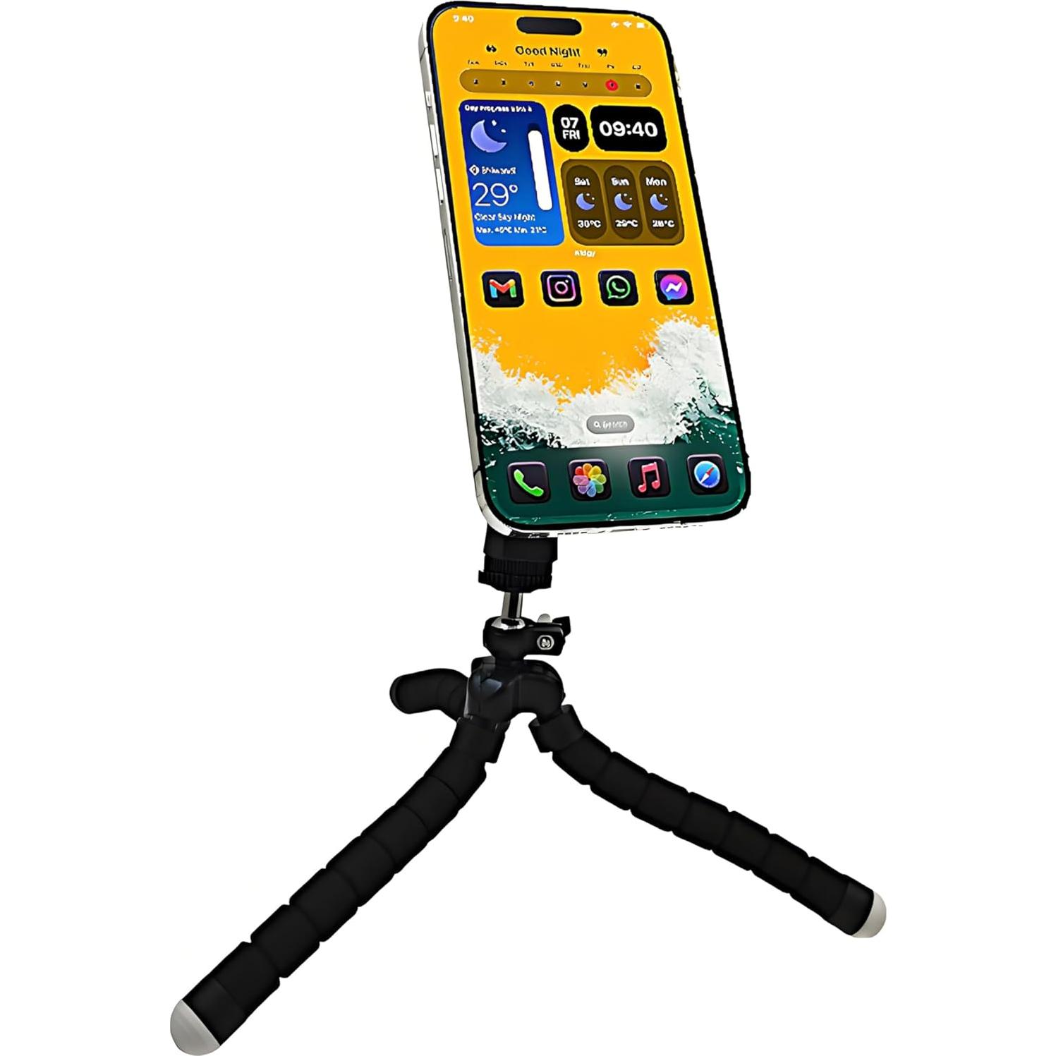 Soporte de trípode magnético andymall para iPhone 12-16