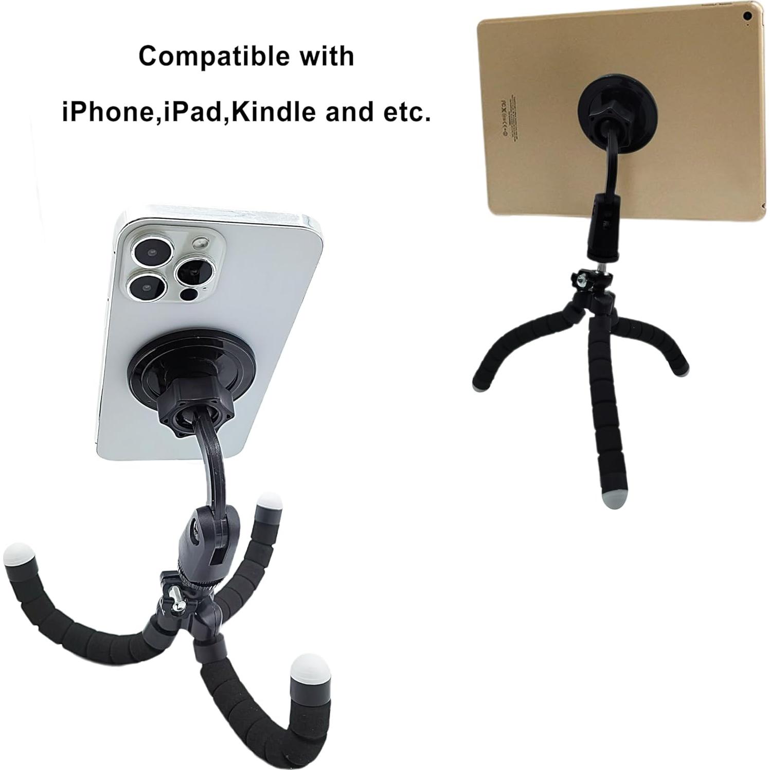 Soporte de trípode magnético andymall para iPhone 12-16
