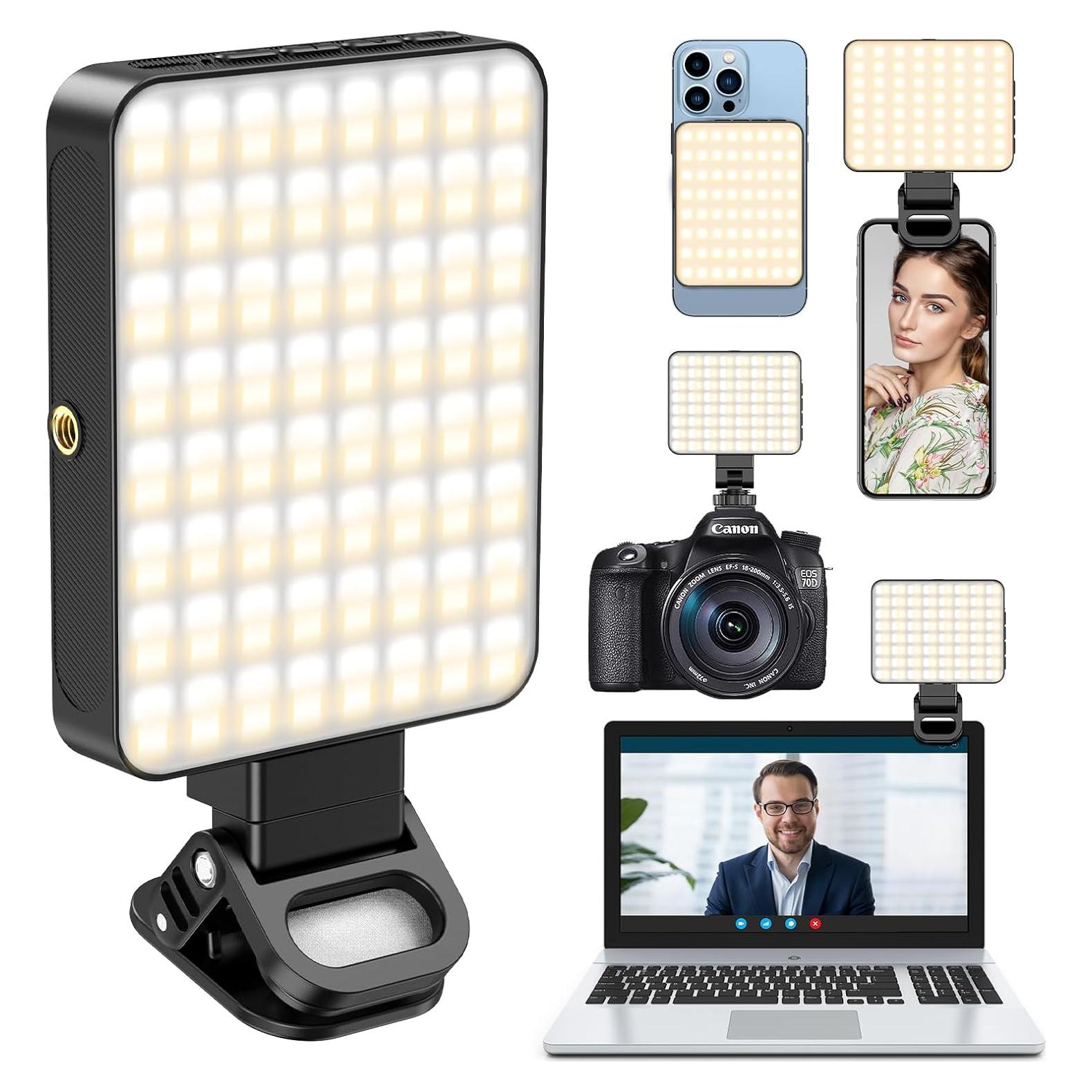 Luz LED Selfie Olipiter 2000mAh Magnética 3 Modos 3000K-6500K