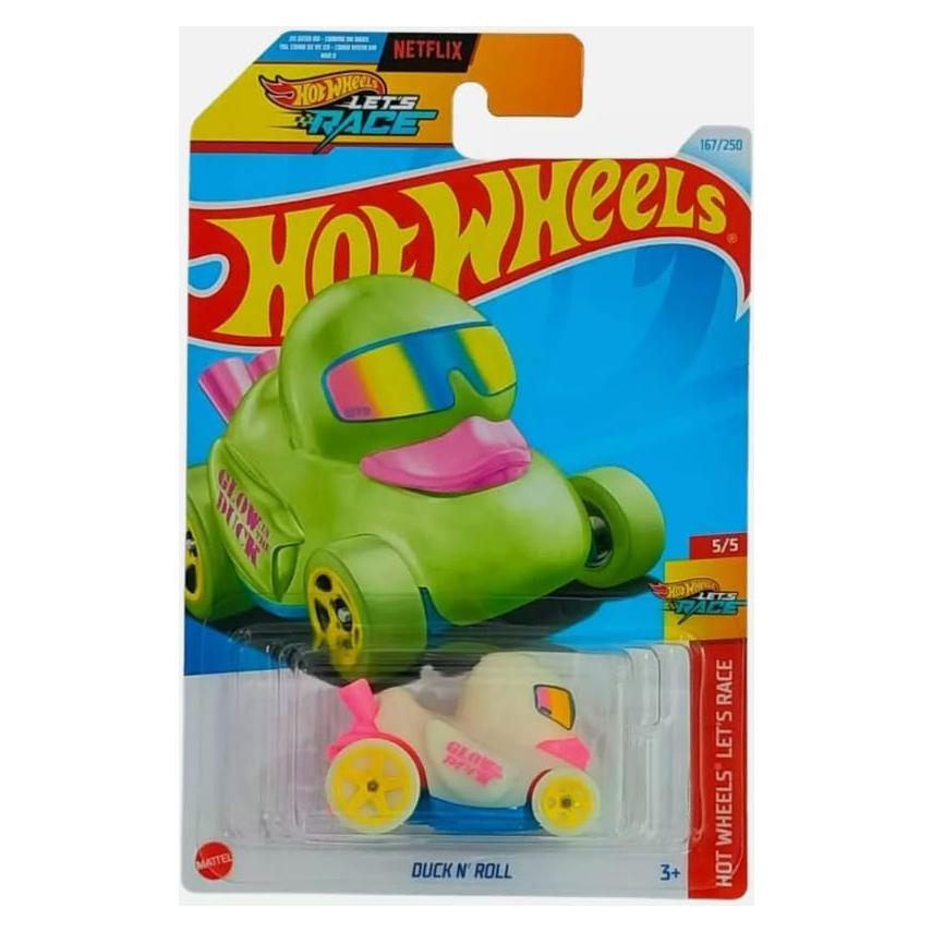 Hot Wheels Pato N' Rodar Brilla en la Oscuridad 5/5