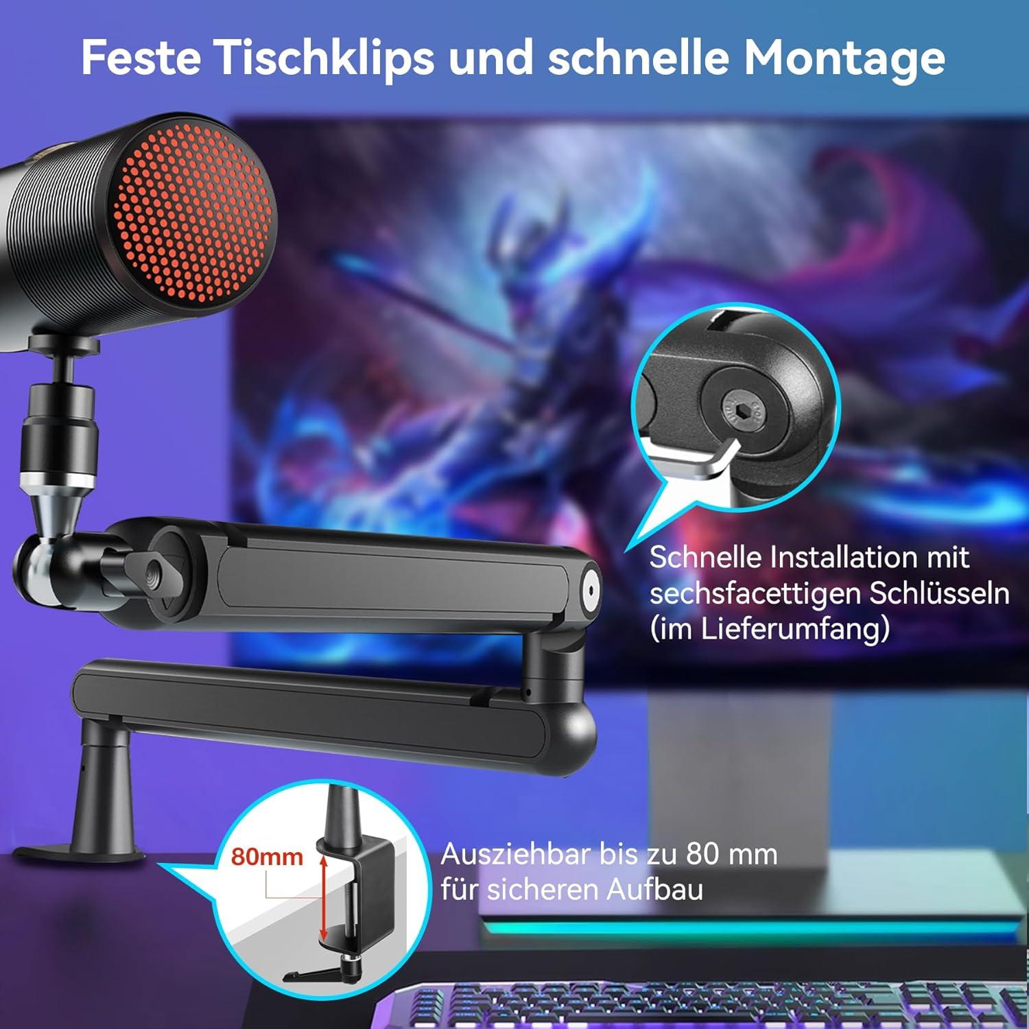 Brazo de Micrófono THRONMAX S7 TUNE 81.28 cm Giratorio 360°