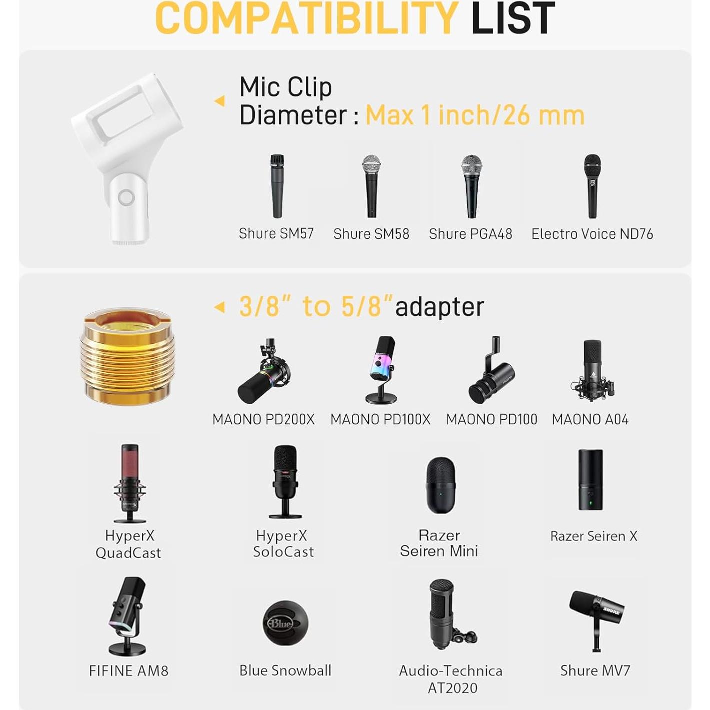 Micrófono Inalámbrico MAONO DM40 Pro con Cancelación de Ruido AI