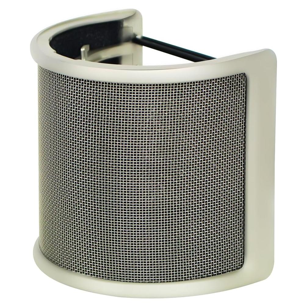 Filtro Pop Micfuns Dorado para Micrófono 10.16 cm