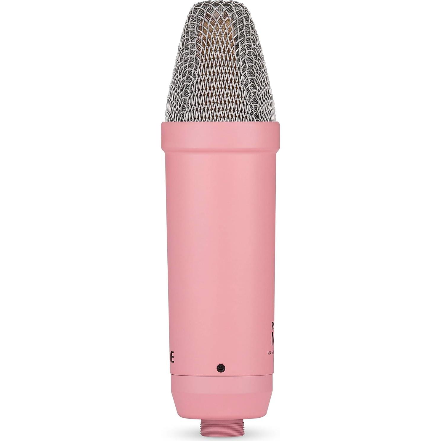 Micrófono de Condensador Rode NT1 Rosa con Soporte y Filtro