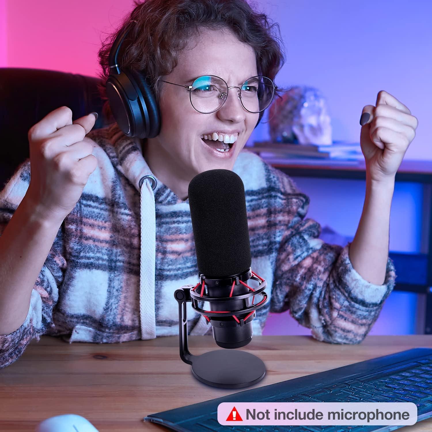 Filtro Pop SUNMON para Micrófono HyperX QuadCast - Espuma Reductora de Ruido