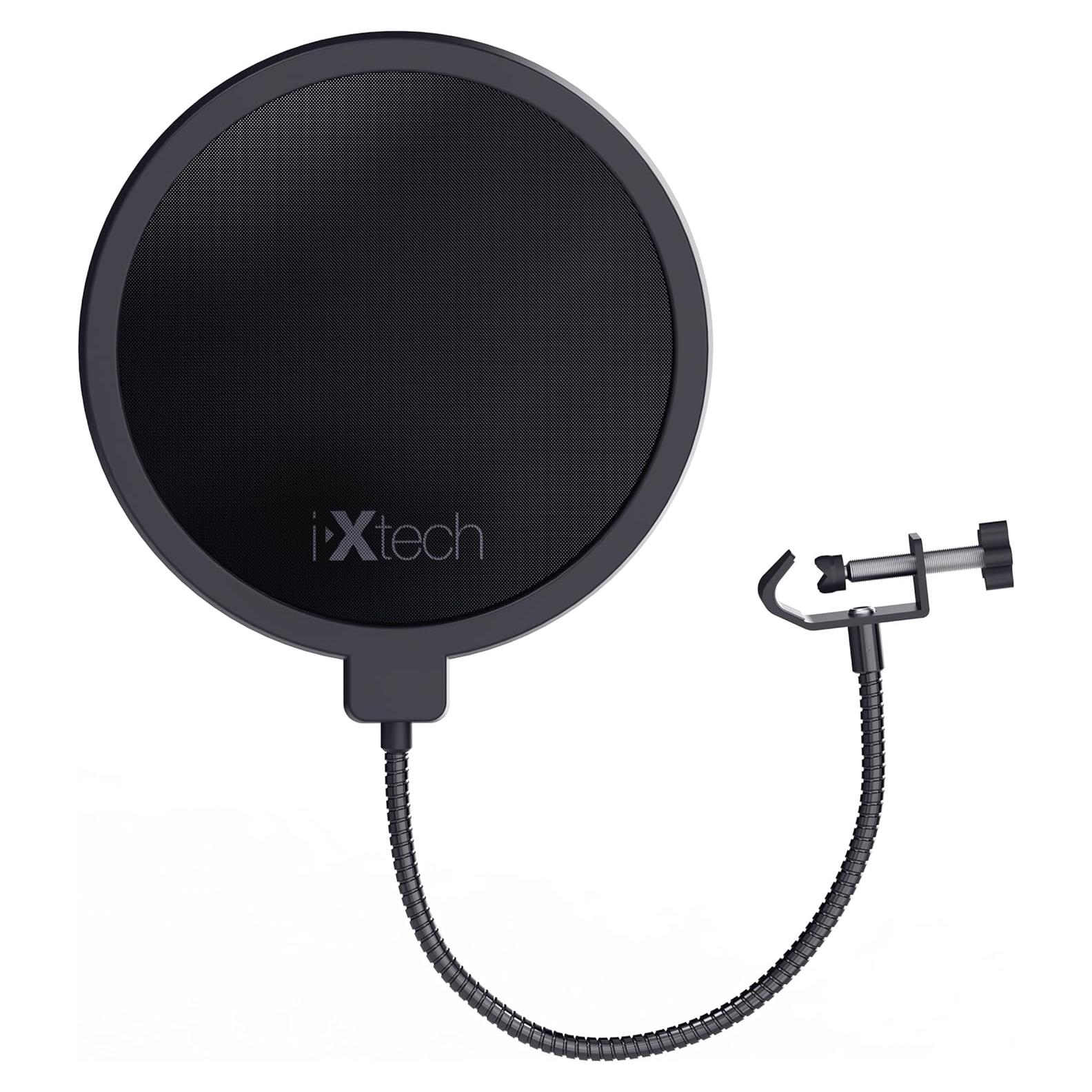 Filtro Pop IXTECH Doble Capa para Micrófono Blue Yeti