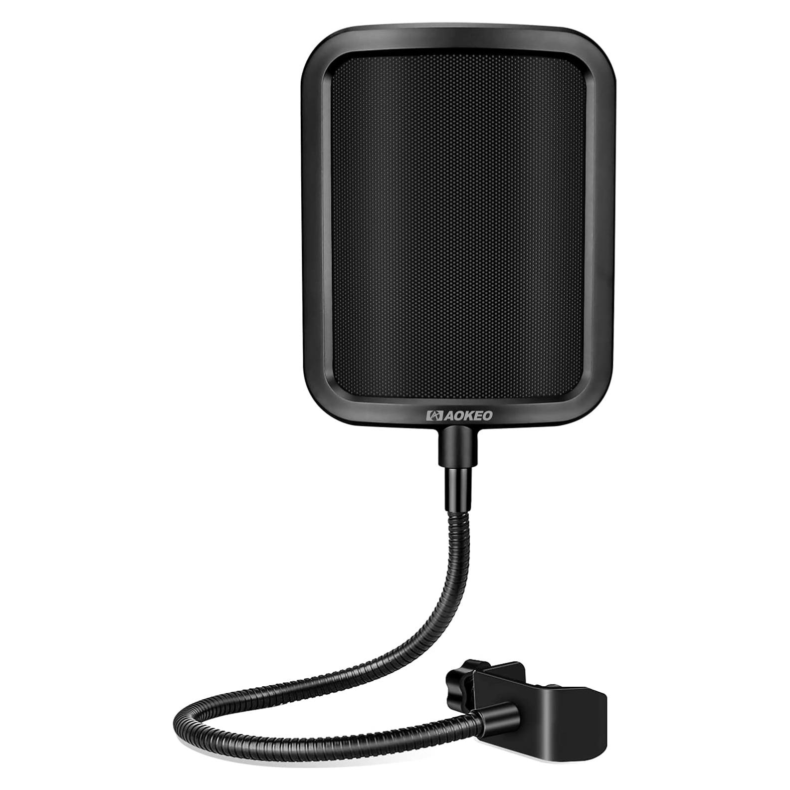 Filtro Pop Aokeo P1 de Metal con Brazo Ajustable 360°