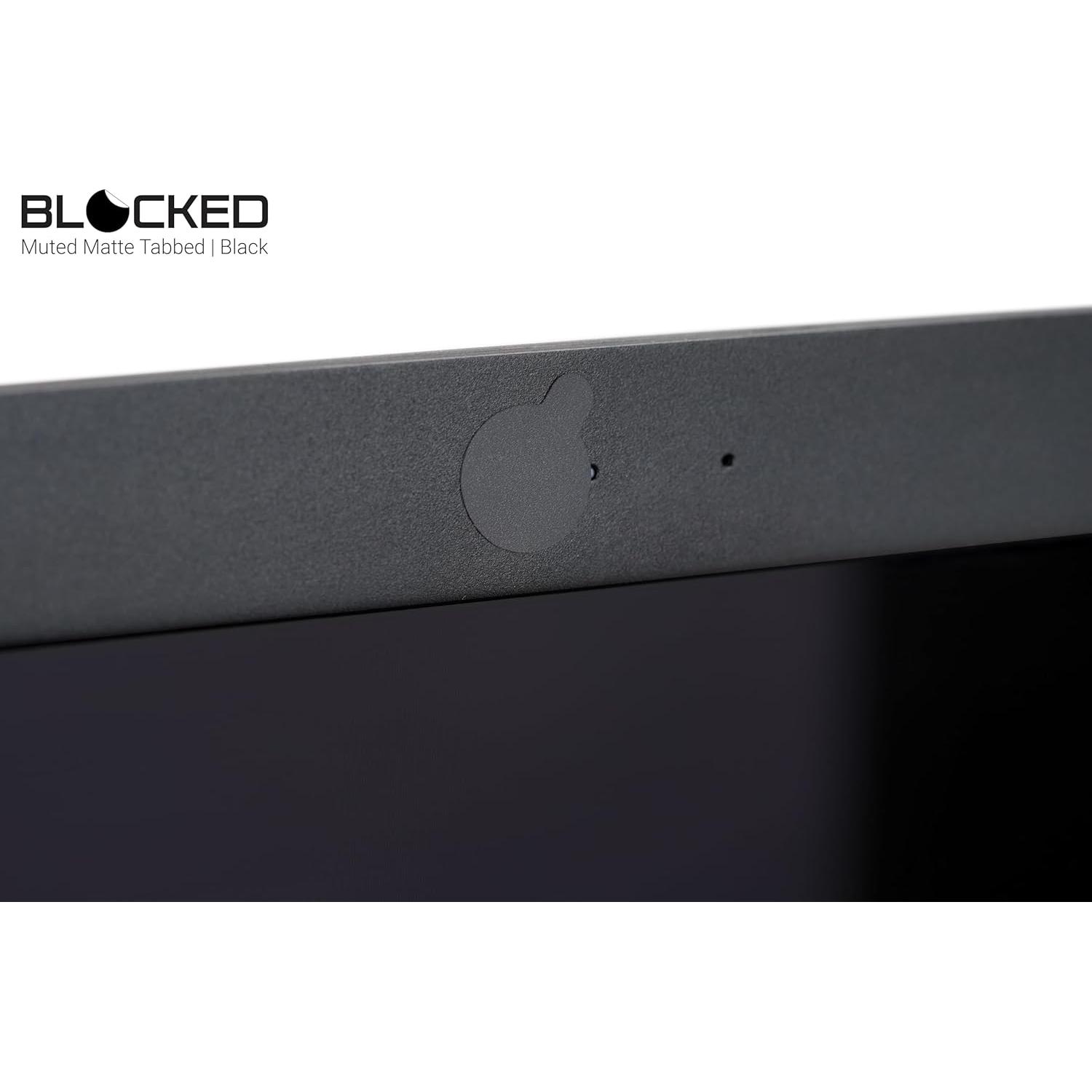 Cubre Webcam MyCamShield 57 Etiquetas Vinilo Negro Reutilizables