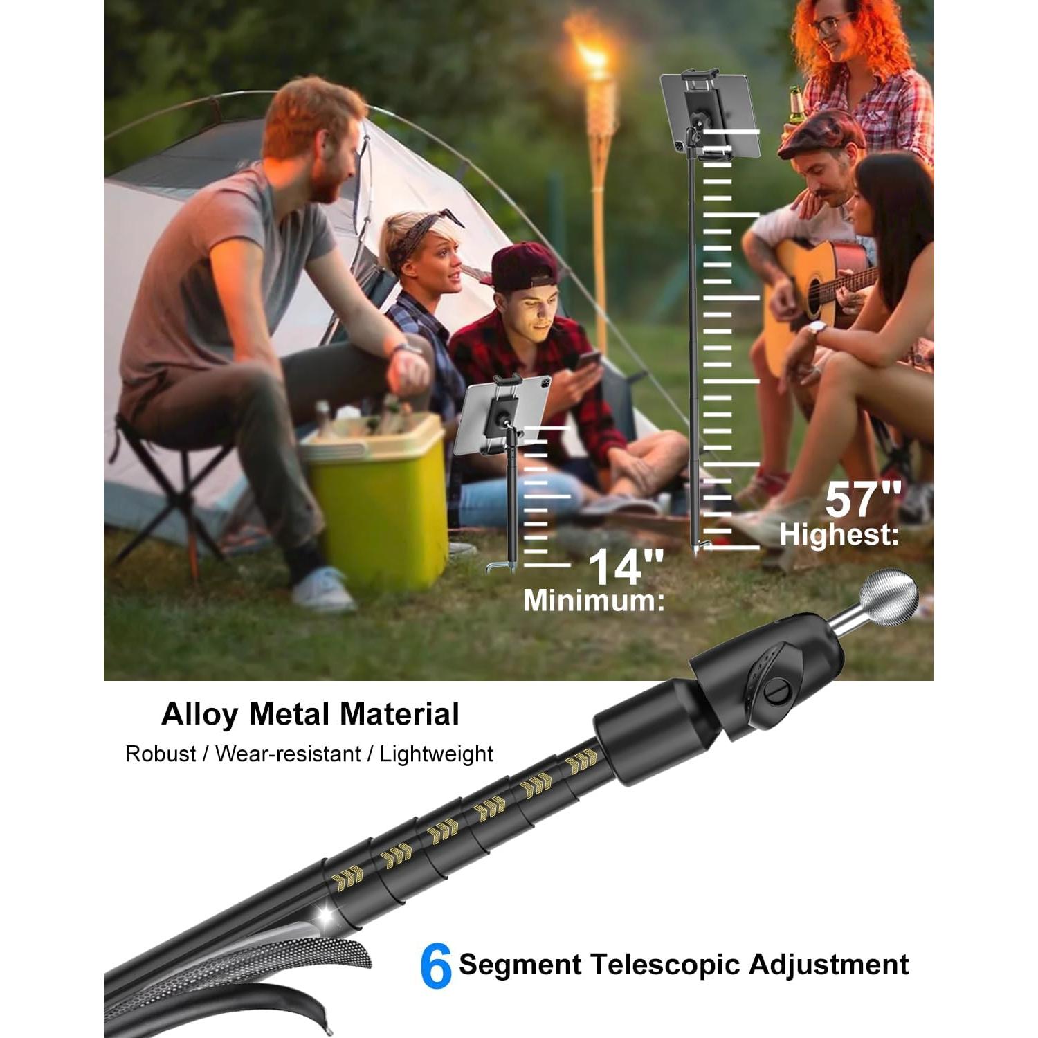 Trípode para Tablet Kolasels Monopod 0.68 kg Ajustable 6 Segmentos