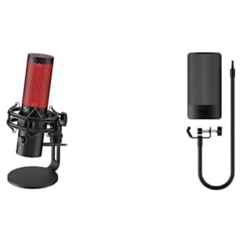 Micrófono USB HyperX QuadCast 2 con Filtro Pop y Soporte