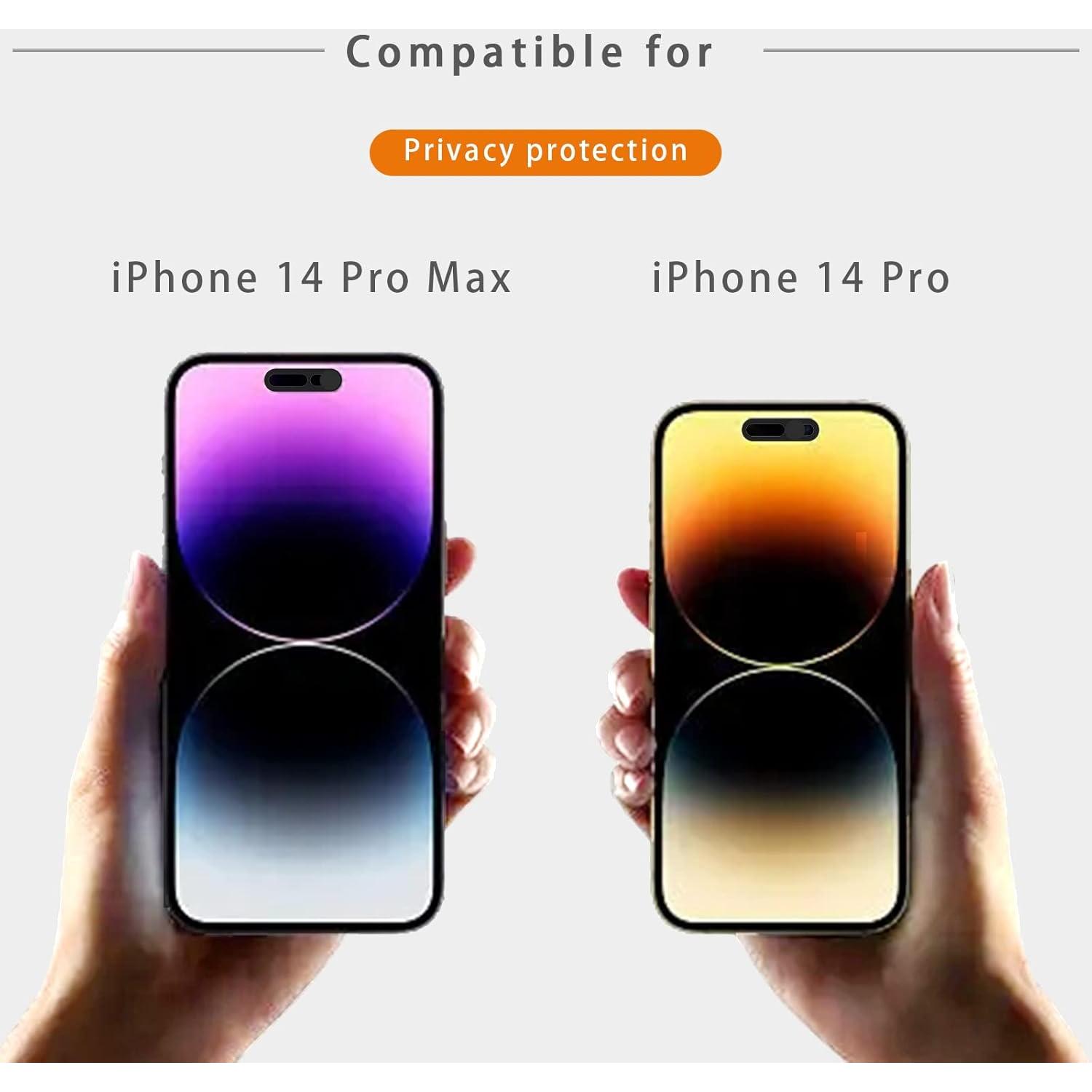 Cubierta de Cámara Frontal EYSOFT para iPhone 14/15/16 - Negro