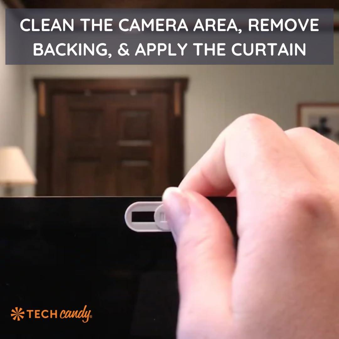 Cubierta de Webcam Tech Candy Bad Guy Blocker Negro - Protección Privacidad