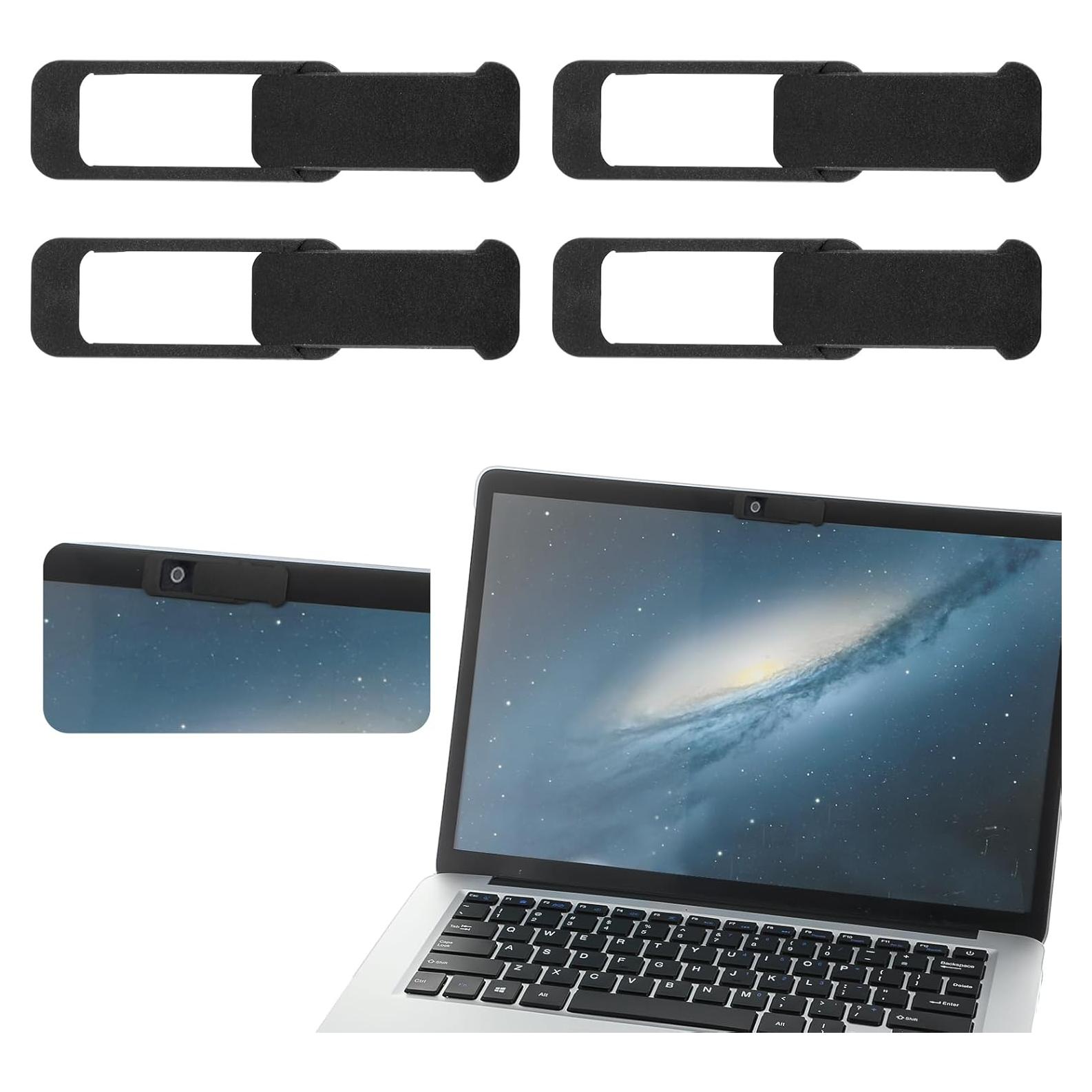 Cubierta de Privacidad para Webcam Ymapinc 4 Pcs Negro