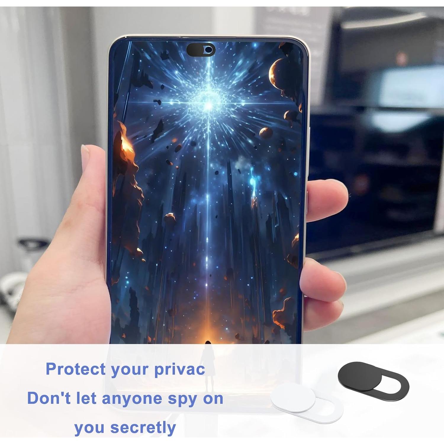 Cubierta de Webcam HexinYigjly 20 Pcs Ultra Delgada ABS