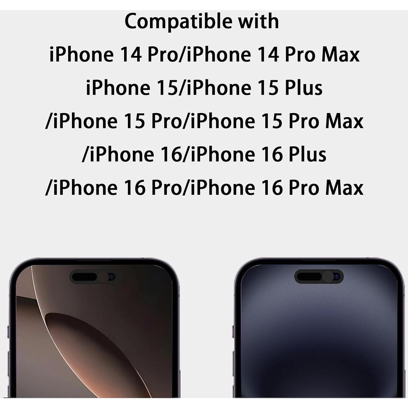 Cubierta de Cámara Frontal EYSOFT para iPhone 16 - 2 Piezas