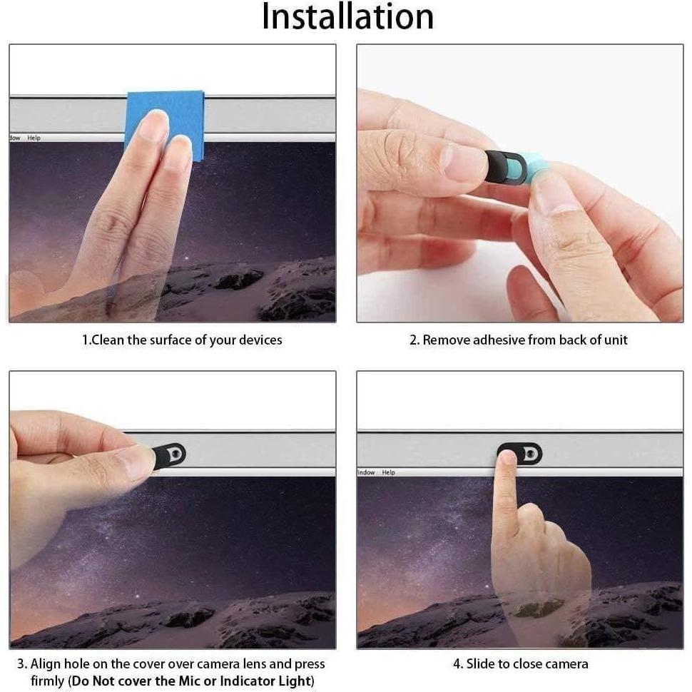 Cubierta de Privacidad Fonus para Cámara iPhone 16e - 3 Unidades
