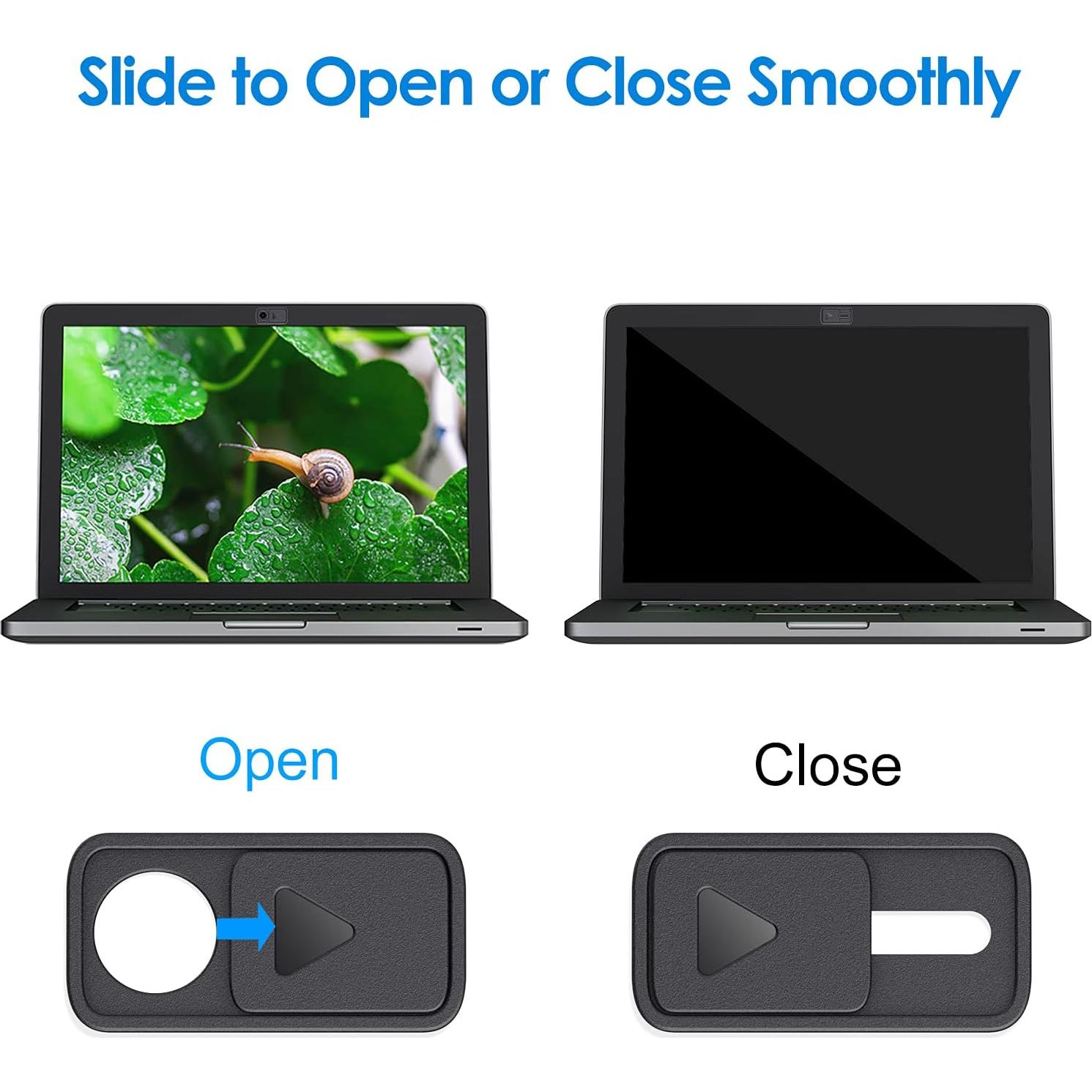 Cubierta de Cámara JETech Deslizante Ultra Delgado - Paquete de 6