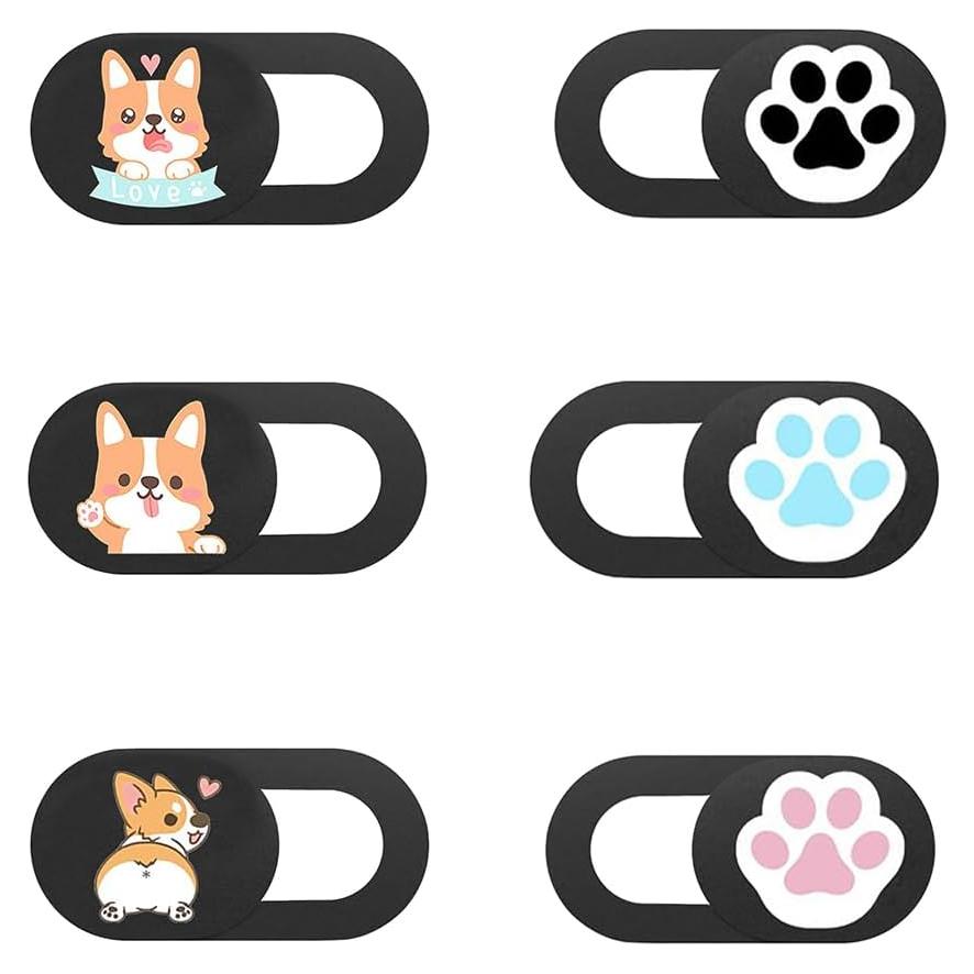 Cubierta de Webcam Deslizante Ximimark 6 Pcs Ultra Fina