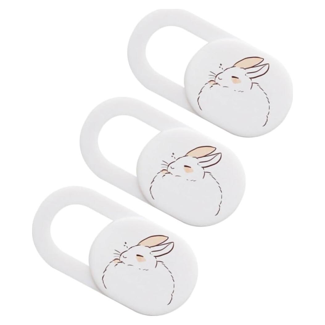 Artibetter 3 Piezas Cubierta de Privacidad Webcam Blanca