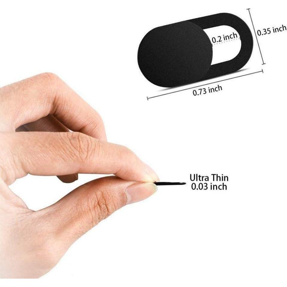 Cubierta de Privacidad para Cámara Fonus Negra - Paquete de 3