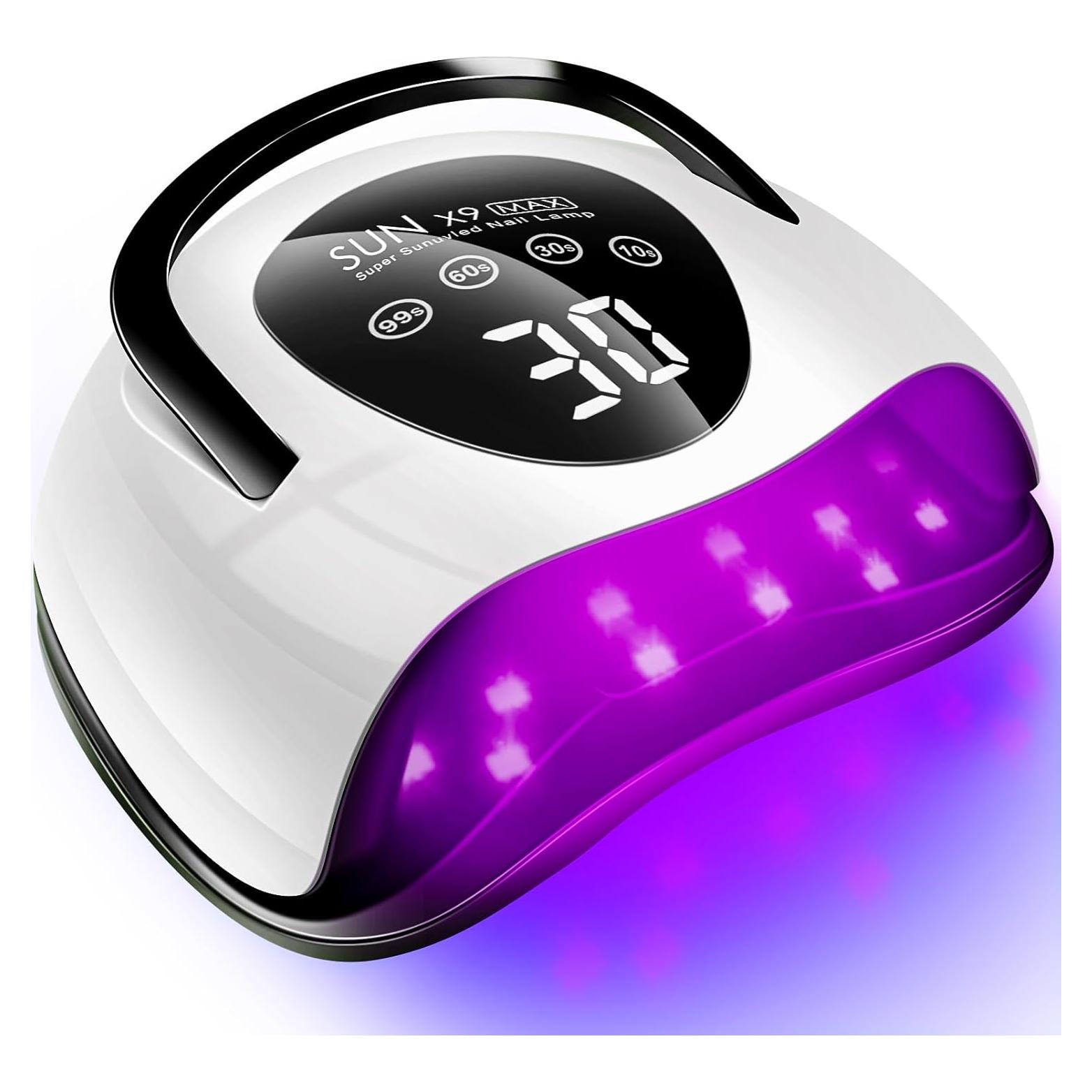 Secador de Uñas UV LED LadyMisty X9 268W 57 Perlas 4 Modos