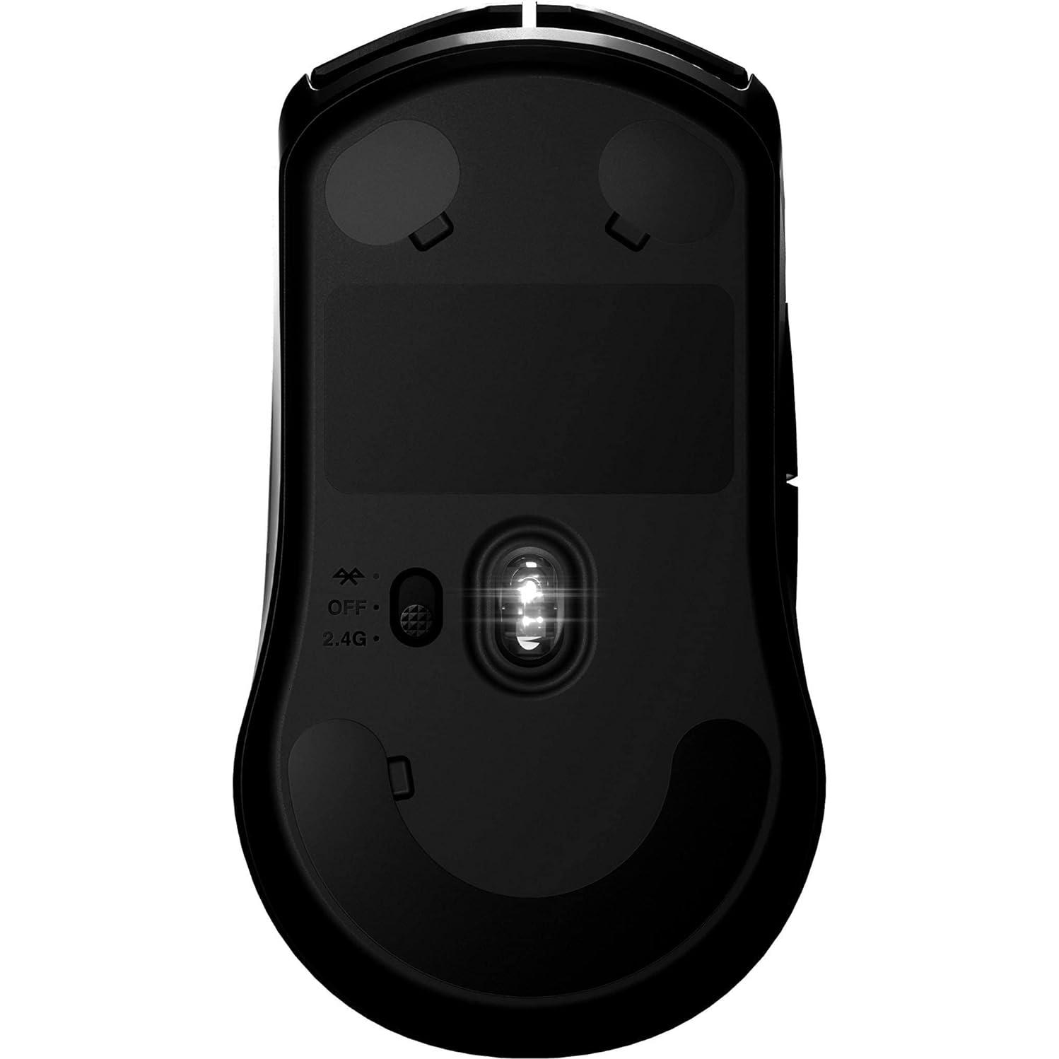 Ratón Gaming Inalámbrico SteelSeries Rival 3 - 400 Horas Batería - 2.4 GHz y Bluetooth 5.0 - Sensor Óptico 18,000 CPI