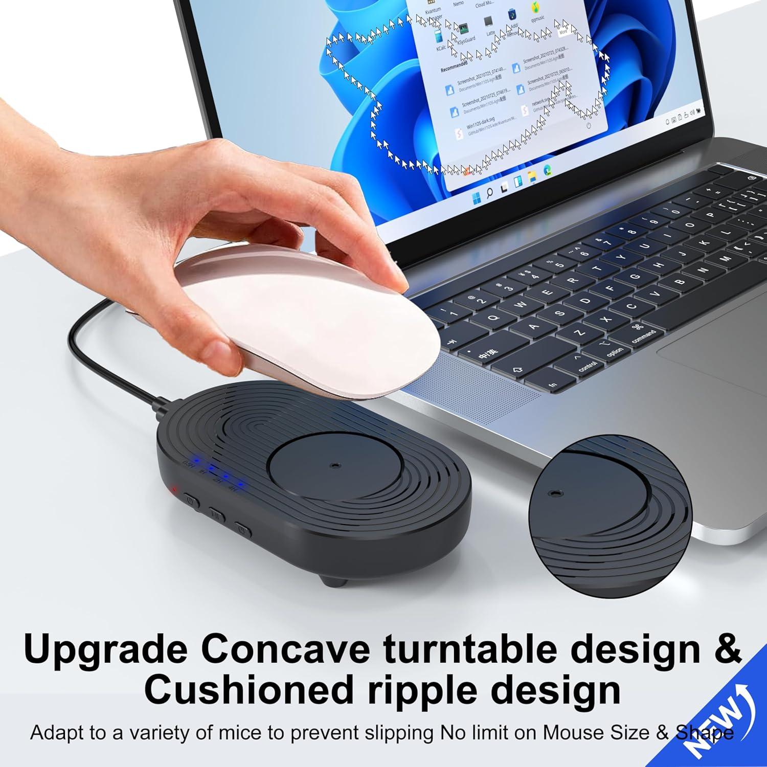 Mouse Jiggler Indetectable VoroDcip con Temporizador y Diseño Silencioso